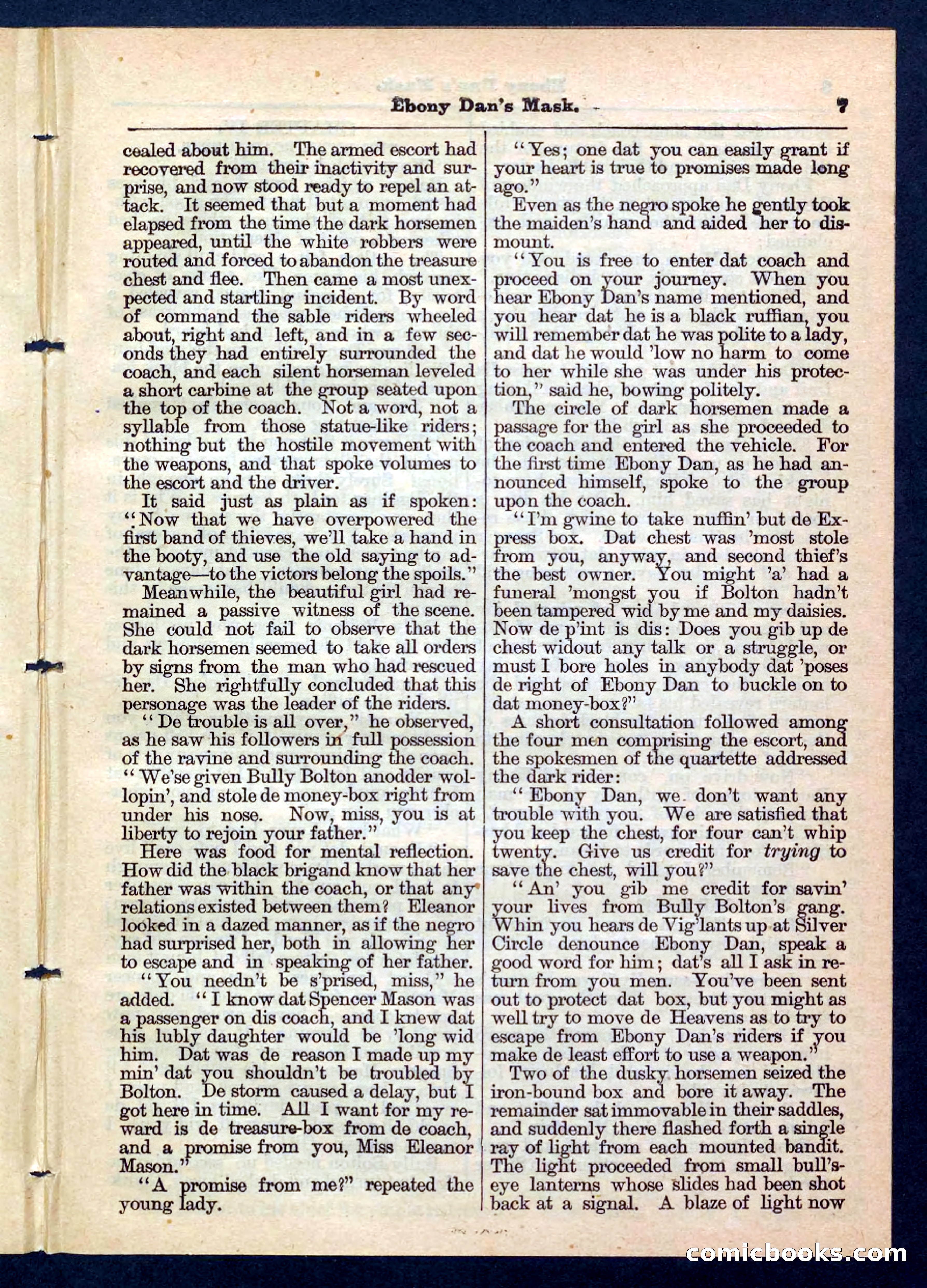 Beadle's Pocket Library No. 198 — page 7 of 32