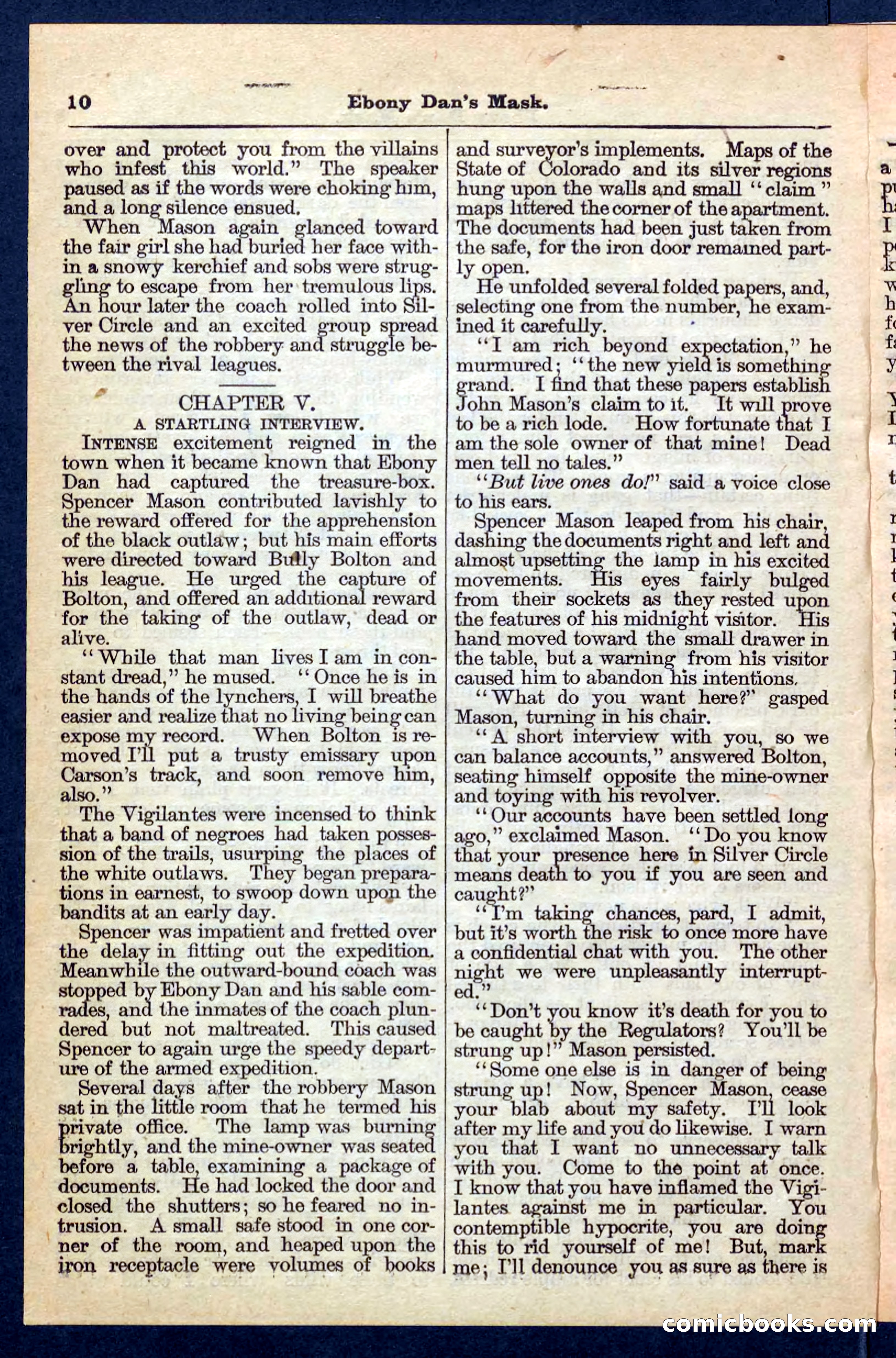 Beadle's Pocket Library No. 198 — page 10 of 32