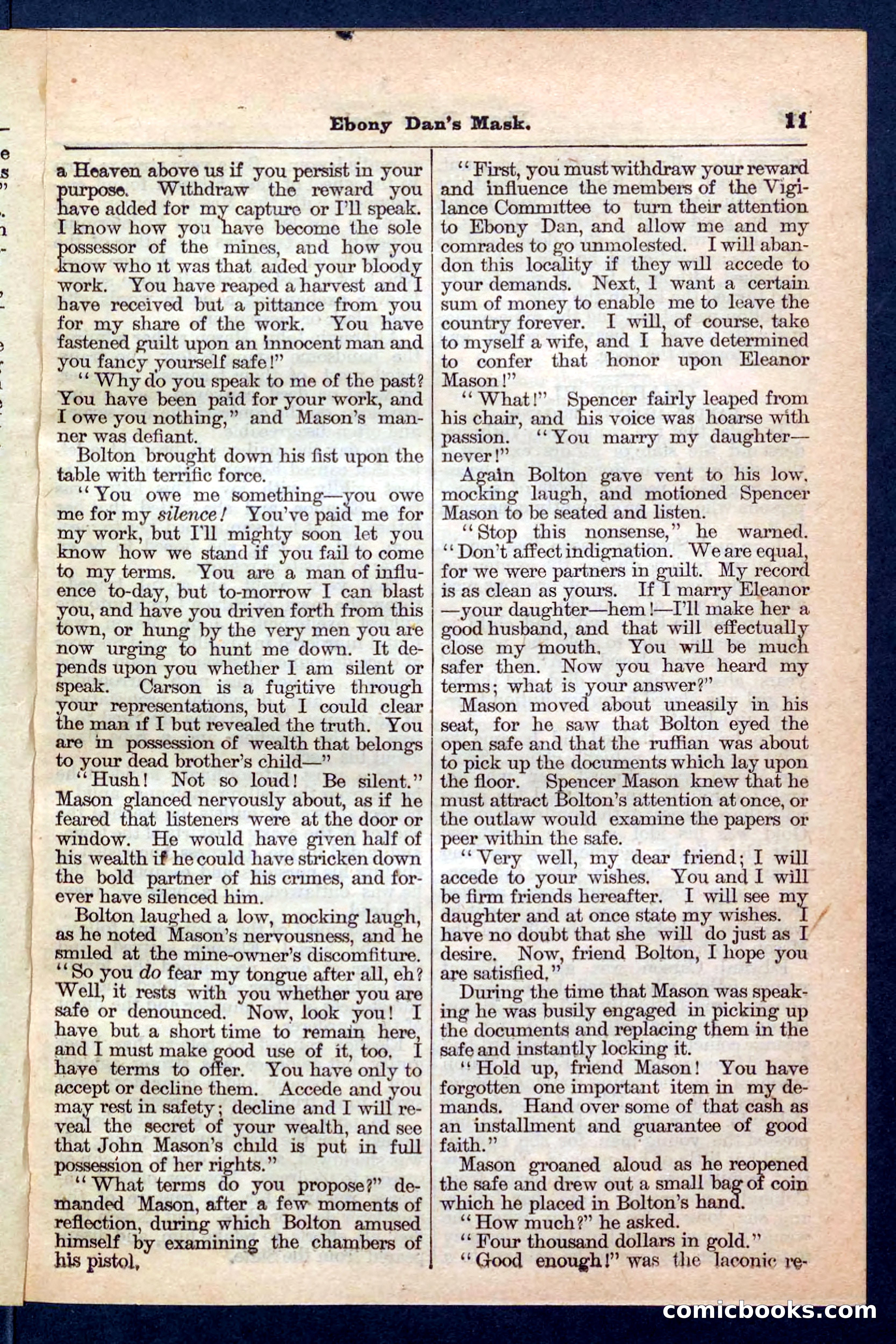 Beadle's Pocket Library No. 198 — page 11 of 32