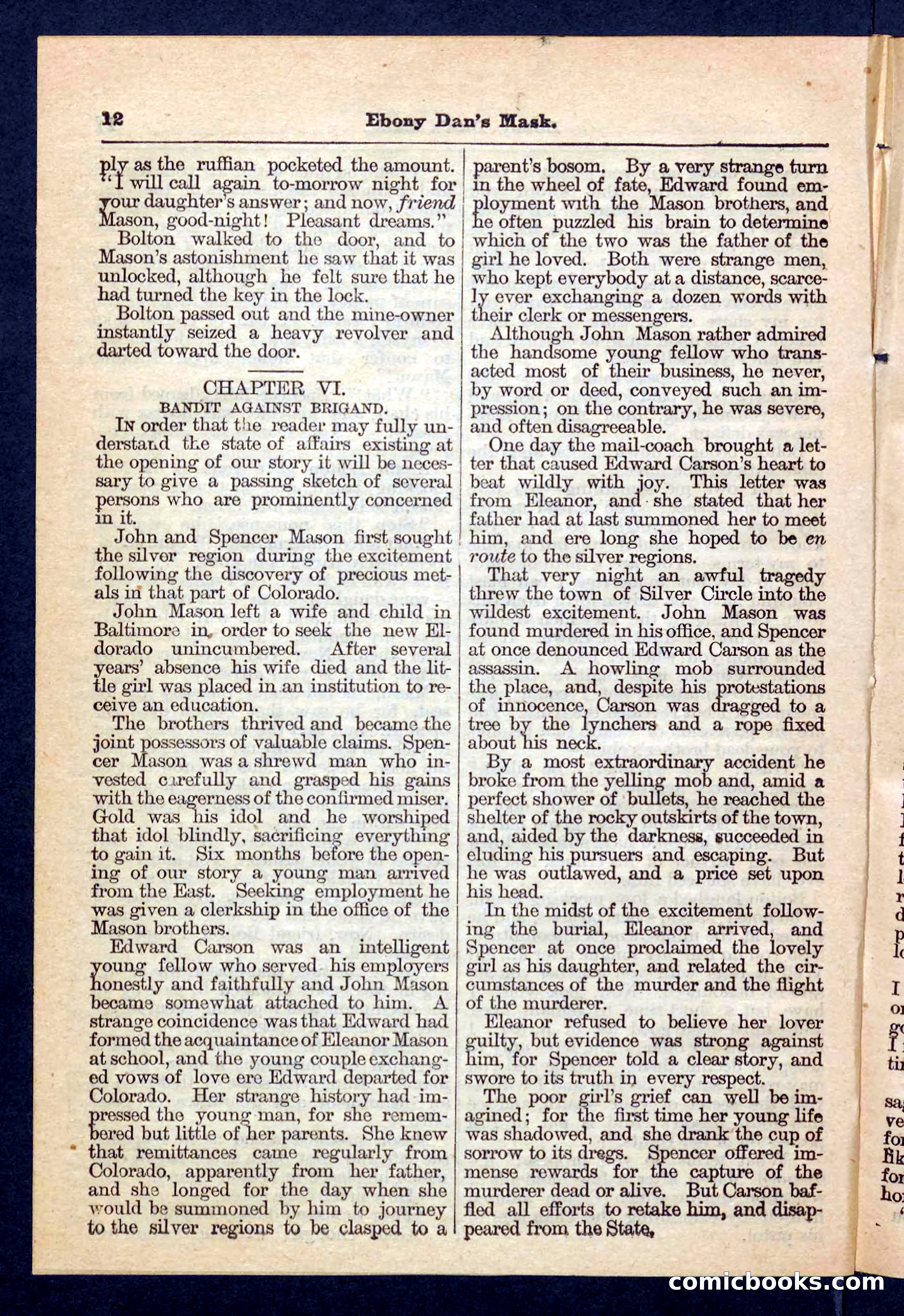Beadle's Pocket Library No. 198 — page 12 of 32
