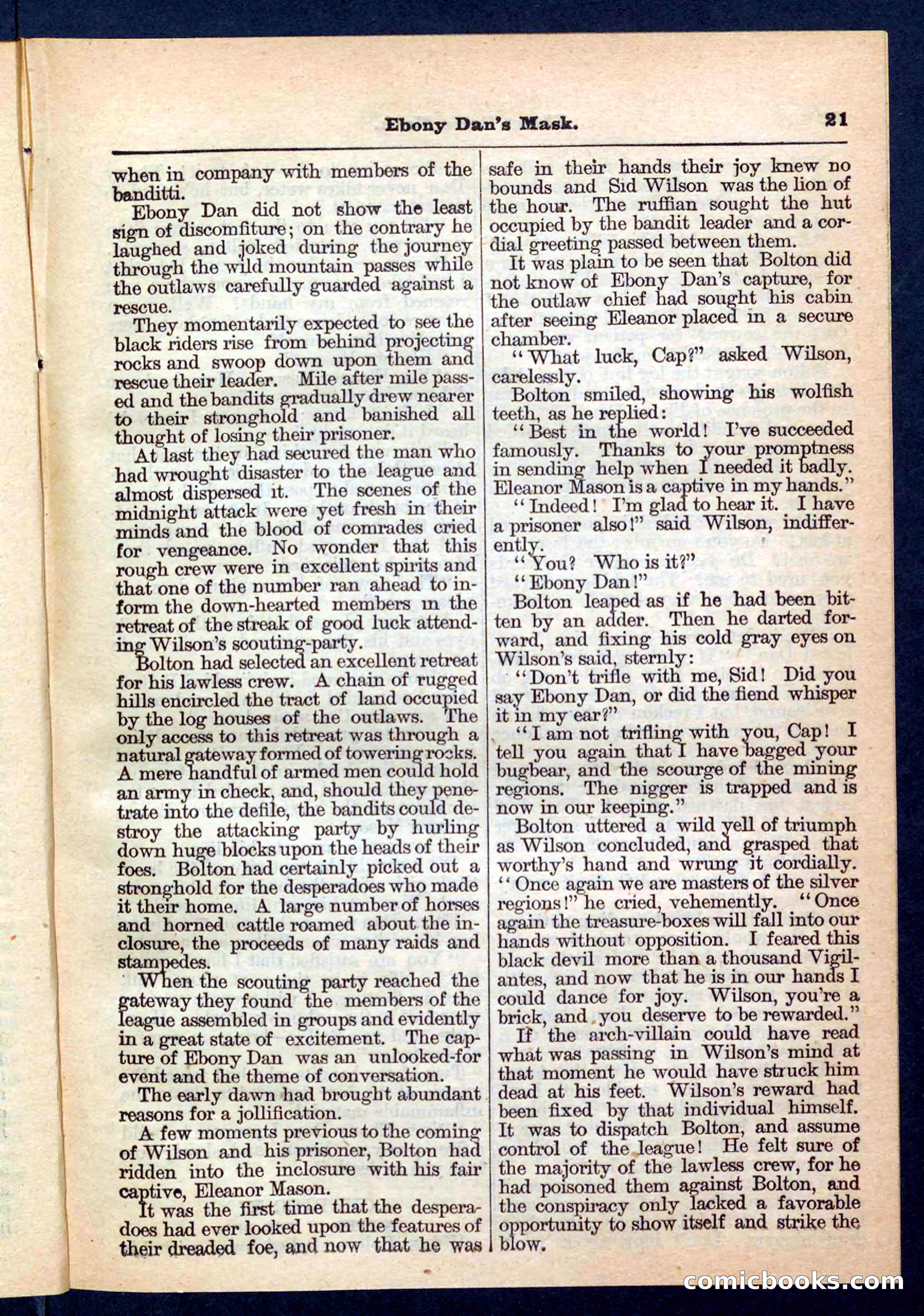 Beadle's Pocket Library No. 198 — page 21 of 32