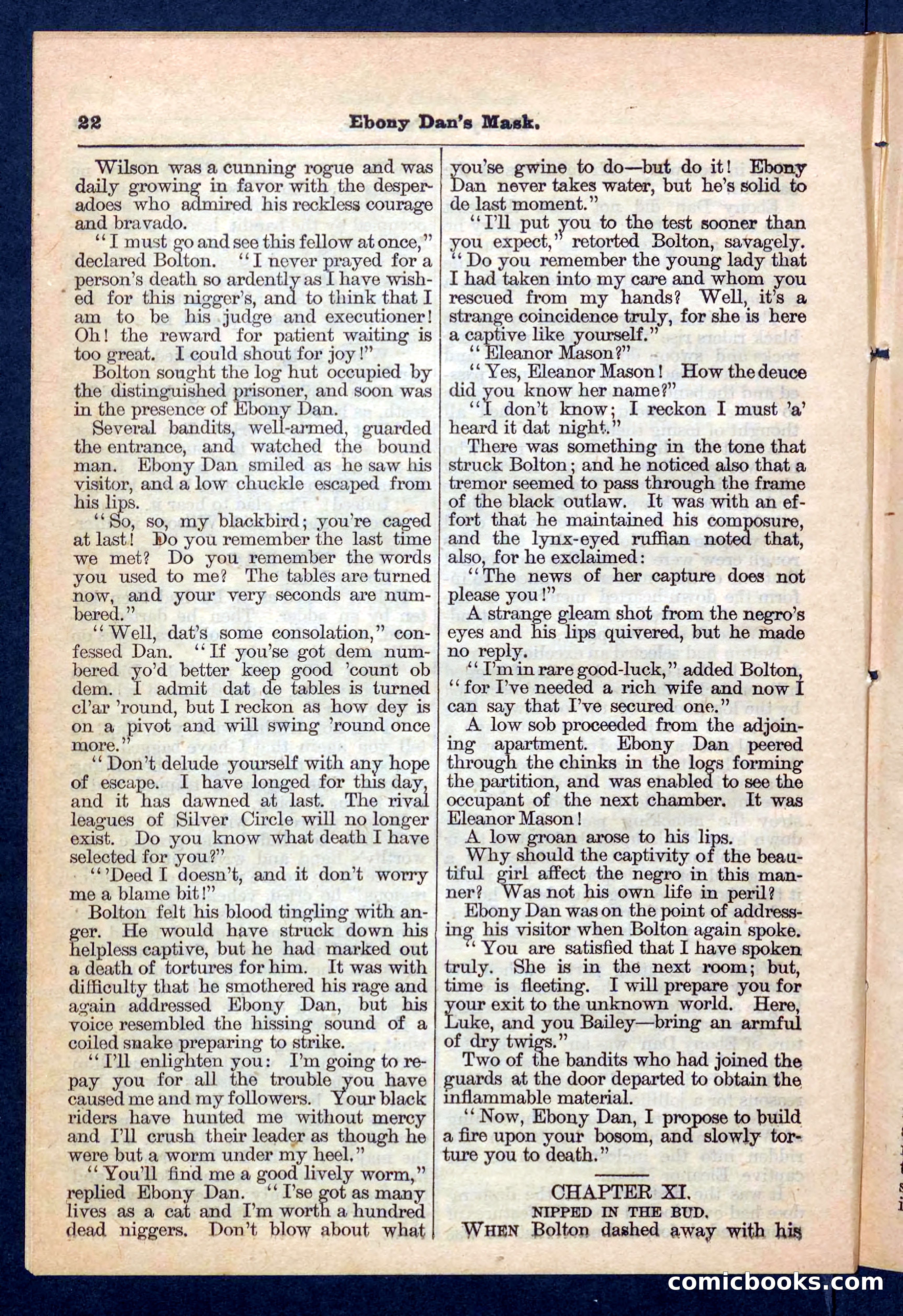 Beadle's Pocket Library No. 198 — page 22 of 32