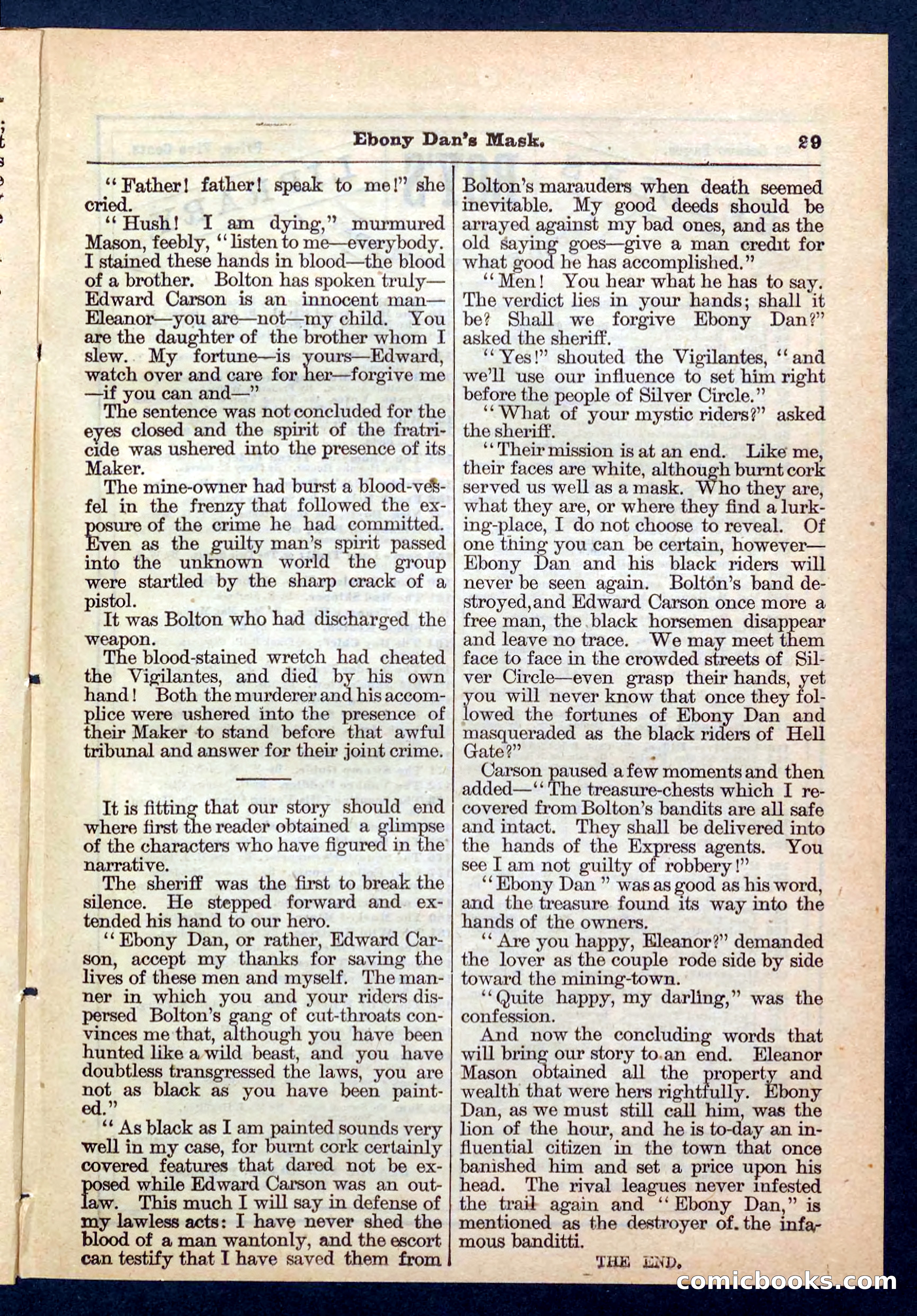 Beadle's Pocket Library No. 198 — page 29 of 32