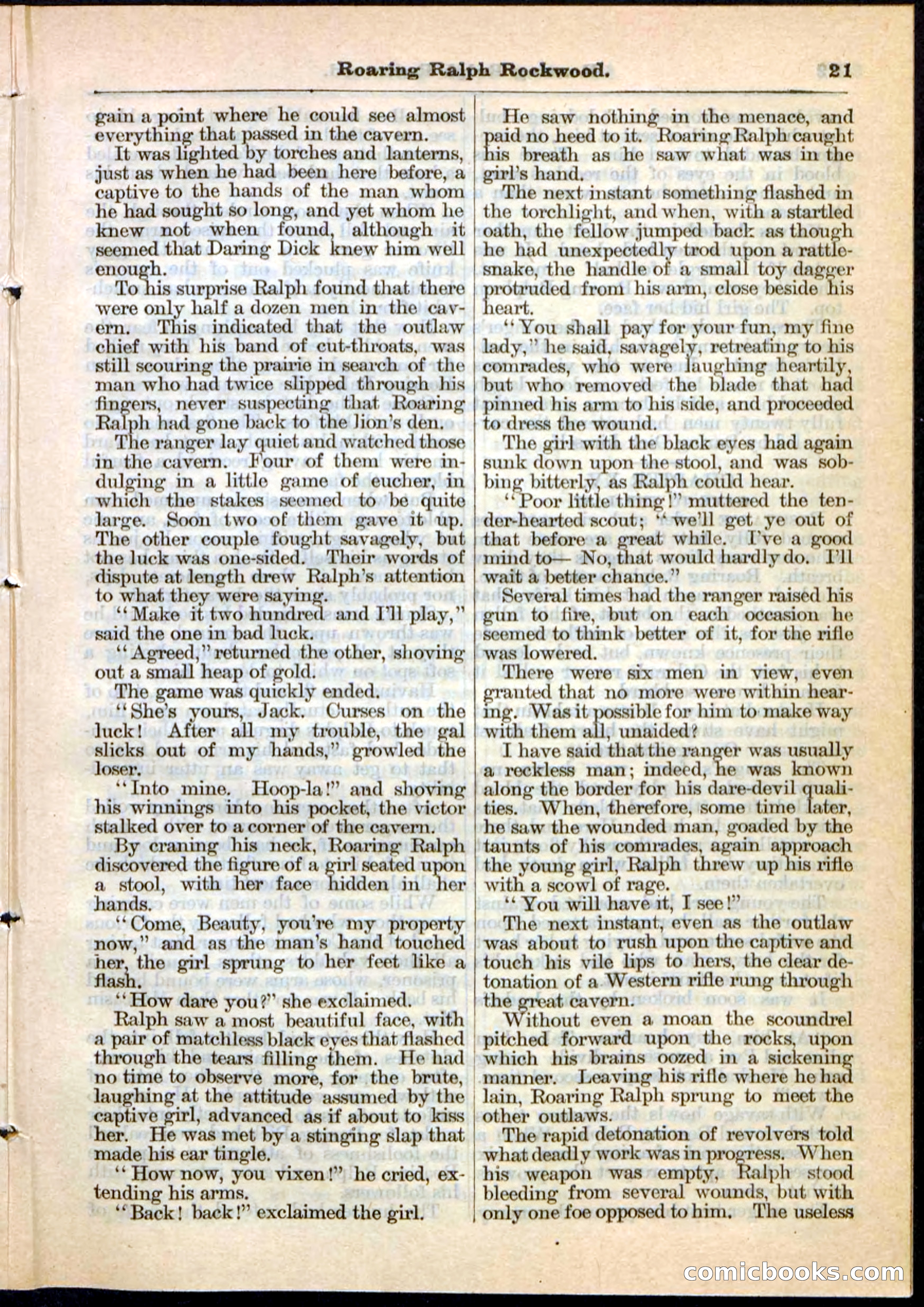 Beadle's Pocket Library No. 20 — page 21 of 32