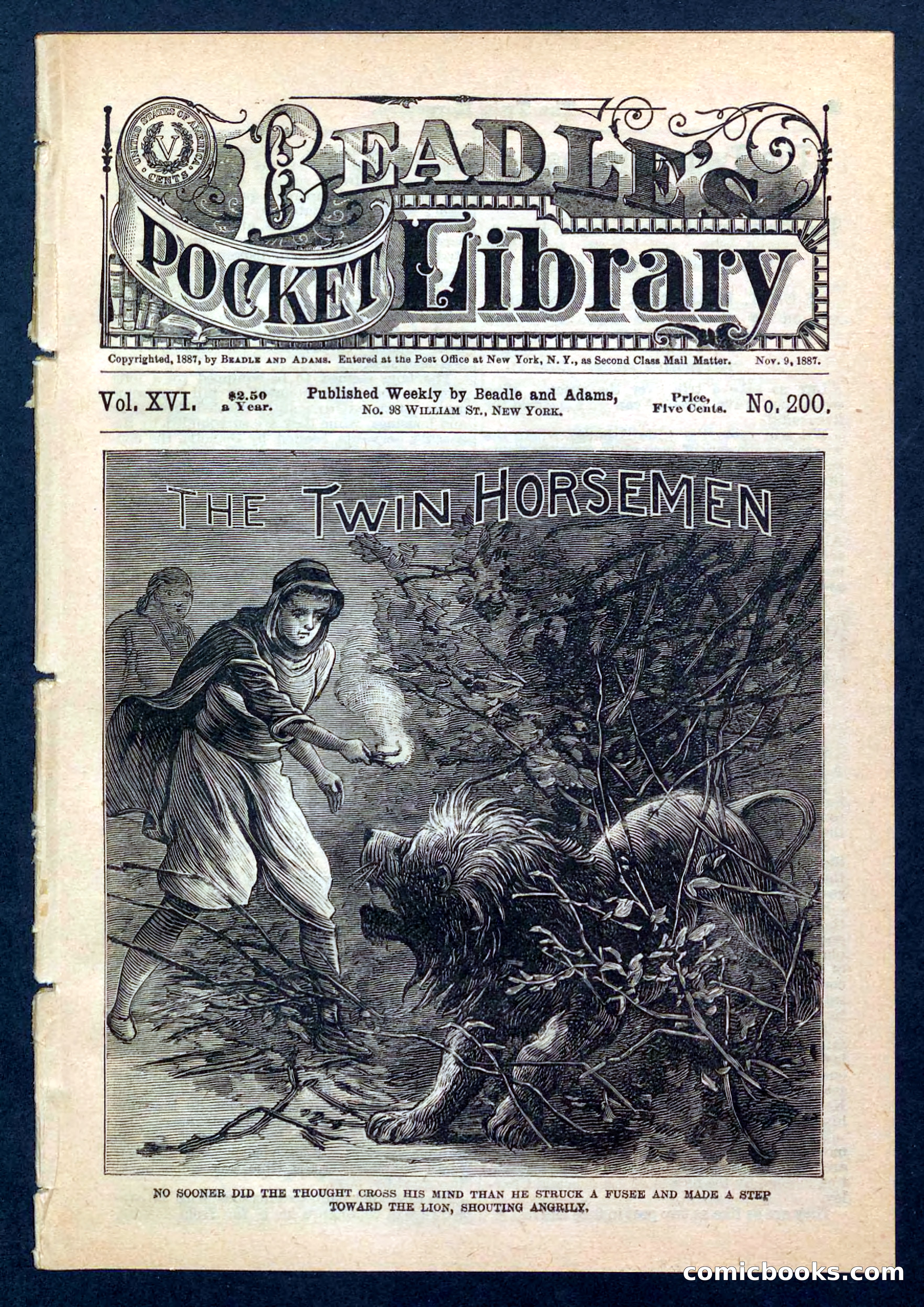 Beadle's Pocket Library, No. 200 — page 1 of 32