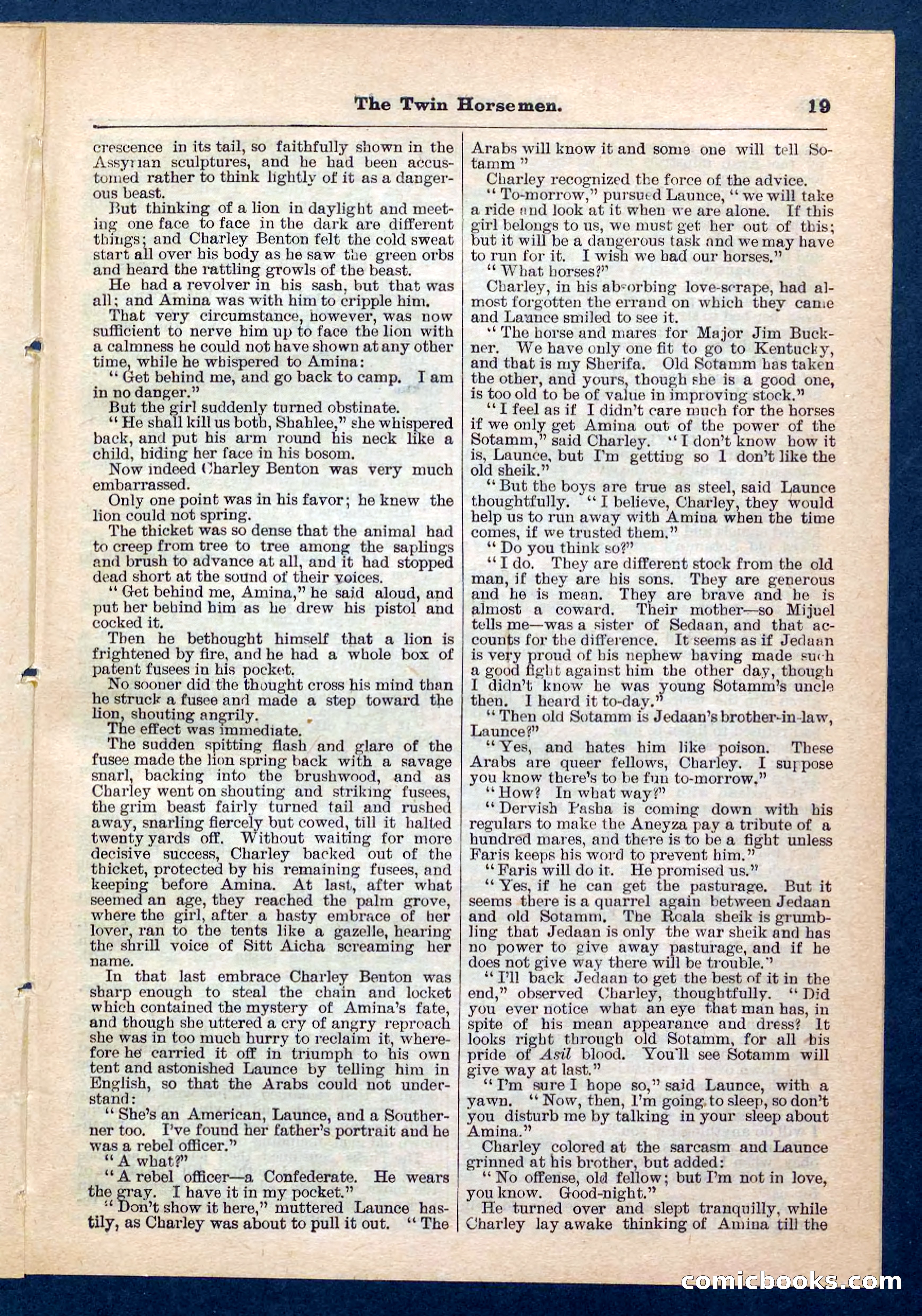 Beadle's Pocket Library, No. 200 — page 19 of 32