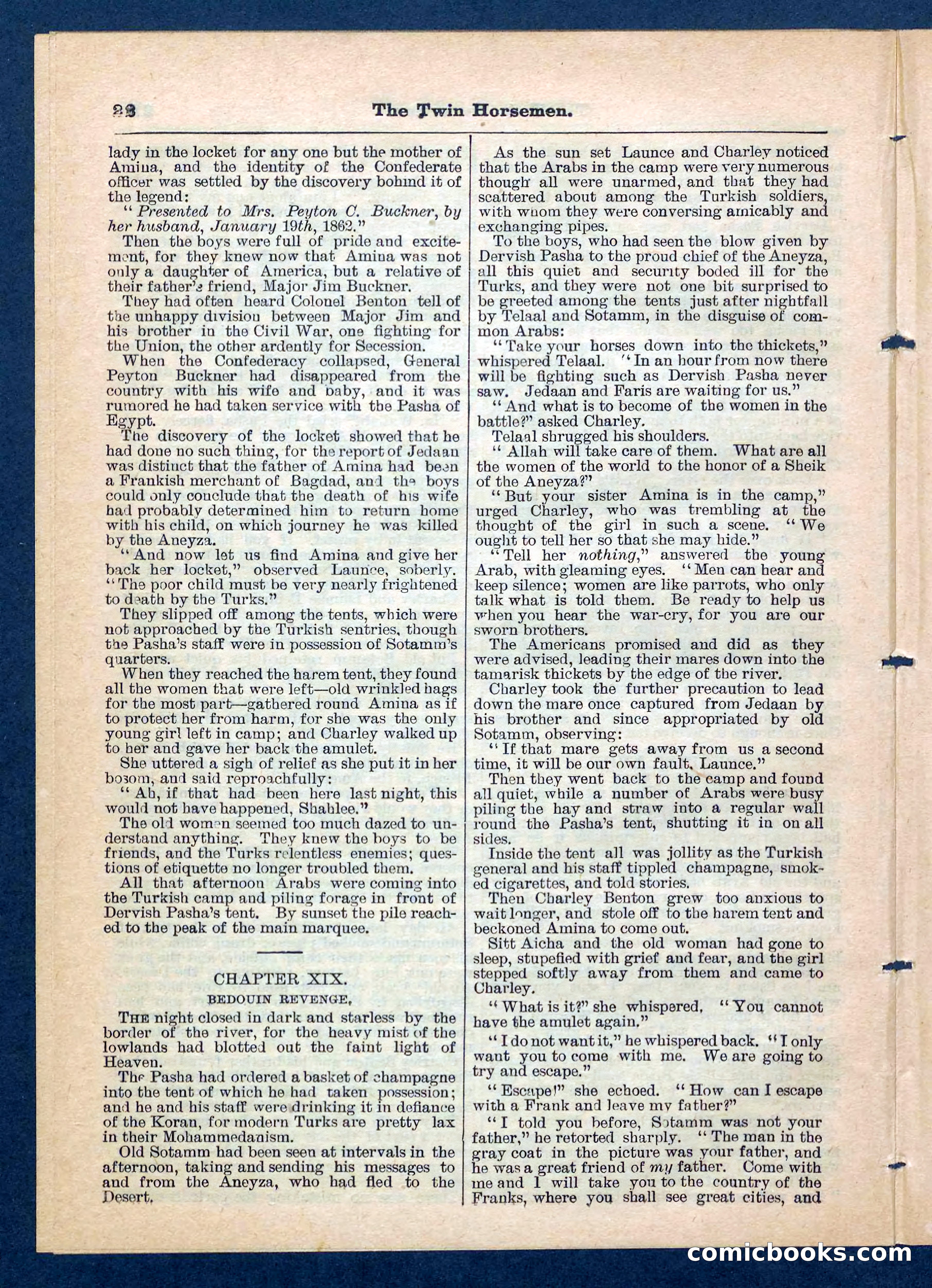 Beadle's Pocket Library, No. 200 — page 22 of 32