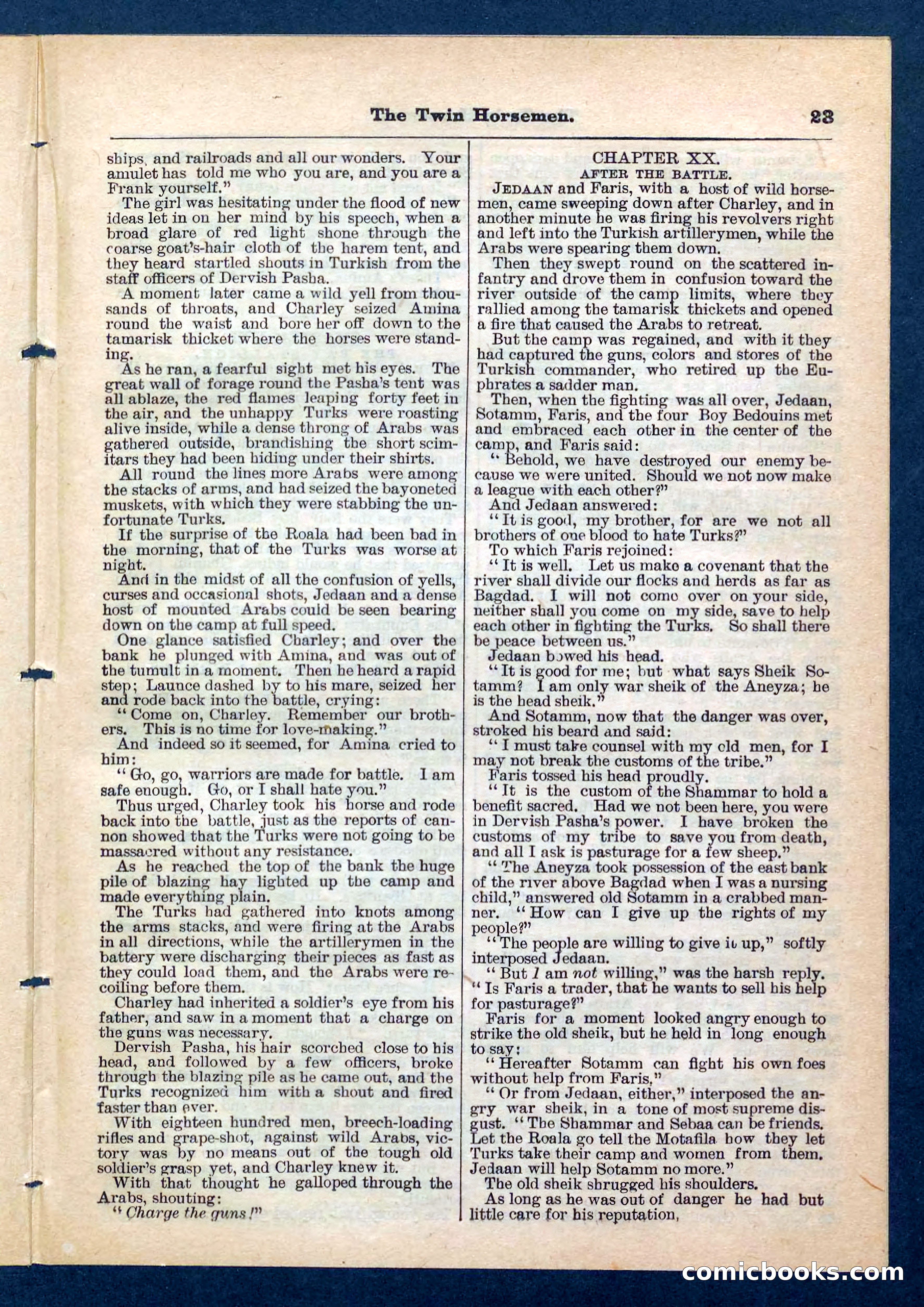 Beadle's Pocket Library, No. 200 — page 23 of 32