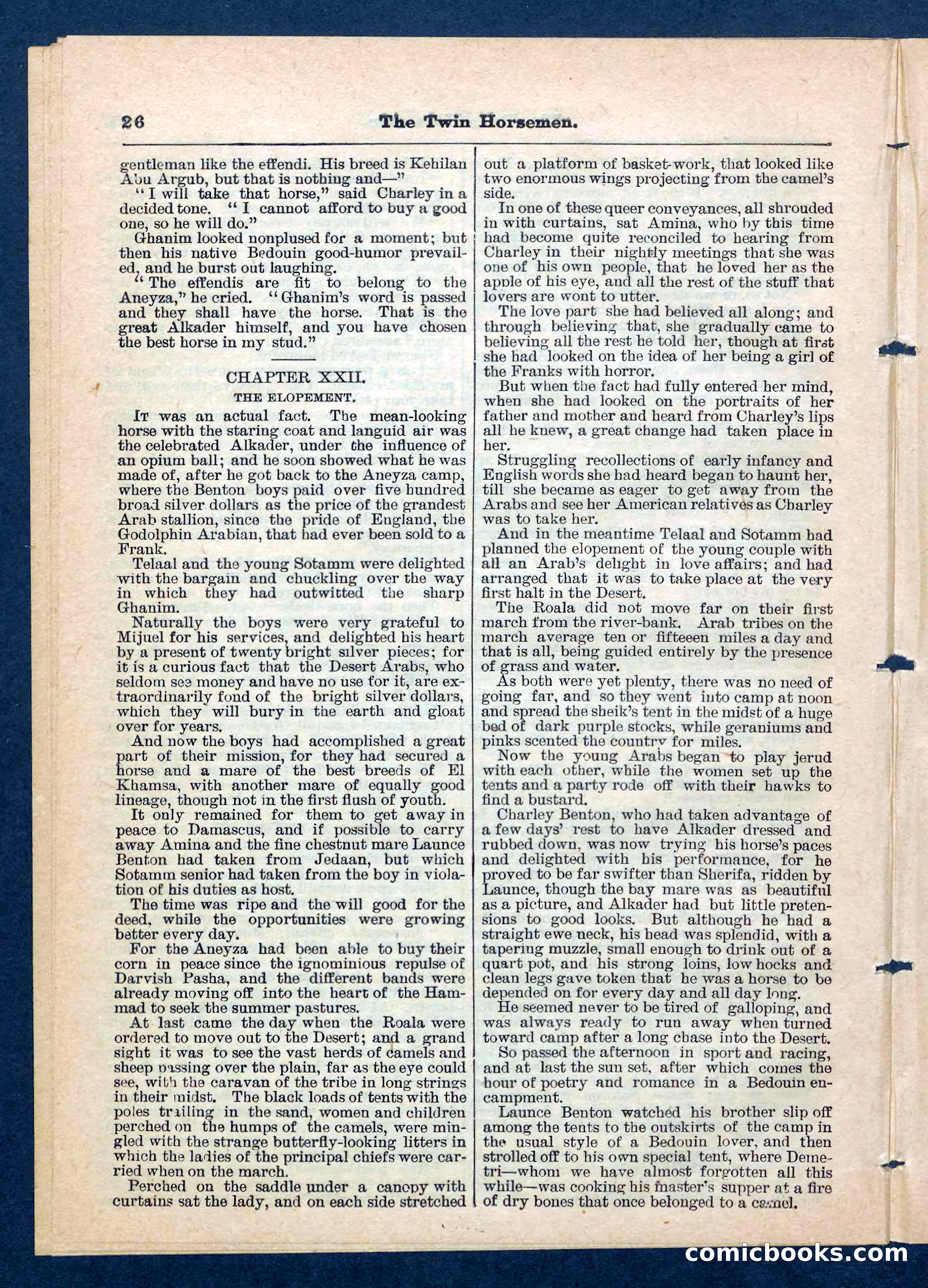 Beadle's Pocket Library, No. 200 — page 26 of 32
