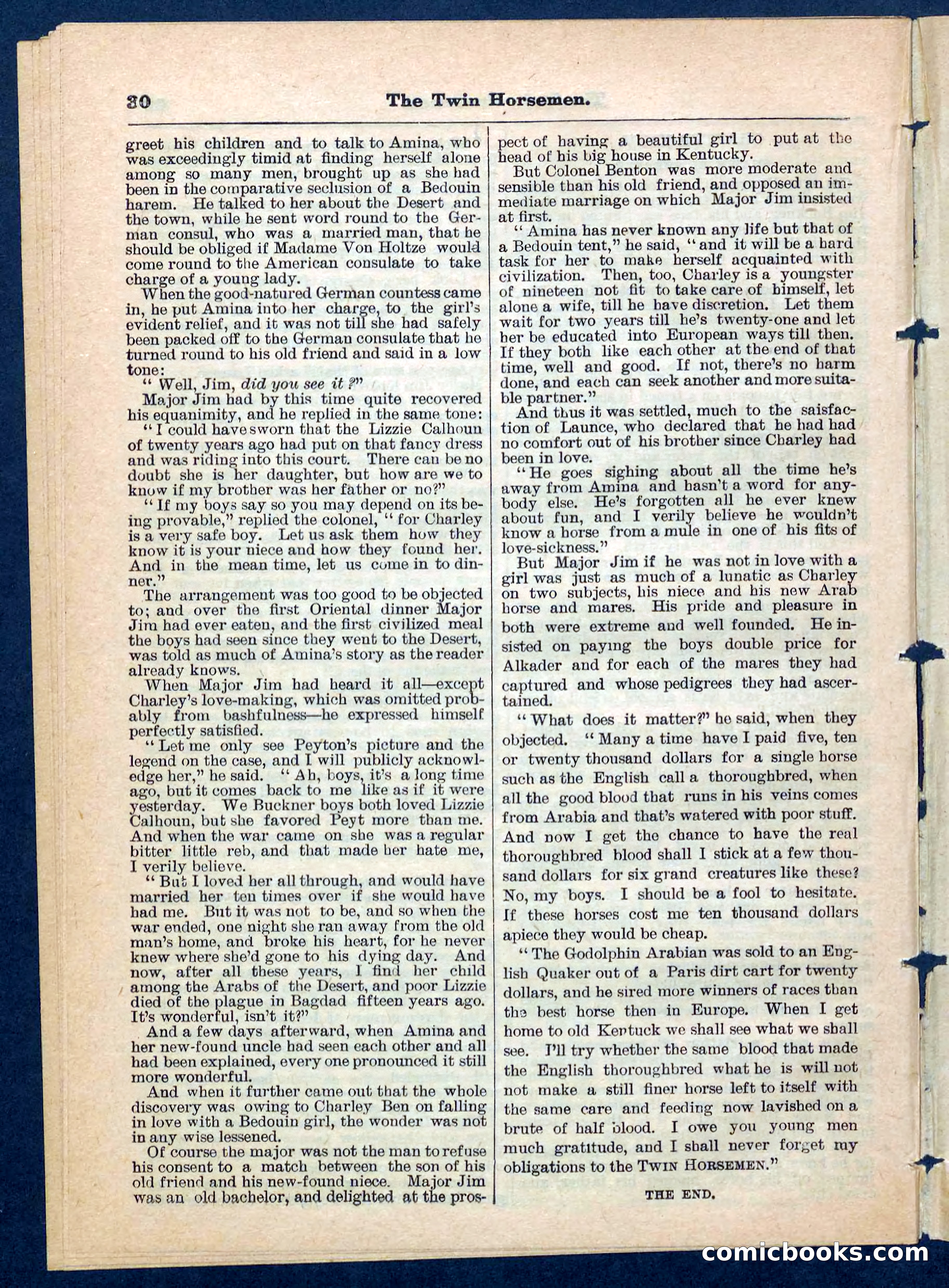 Beadle's Pocket Library, No. 200 — page 30 of 32