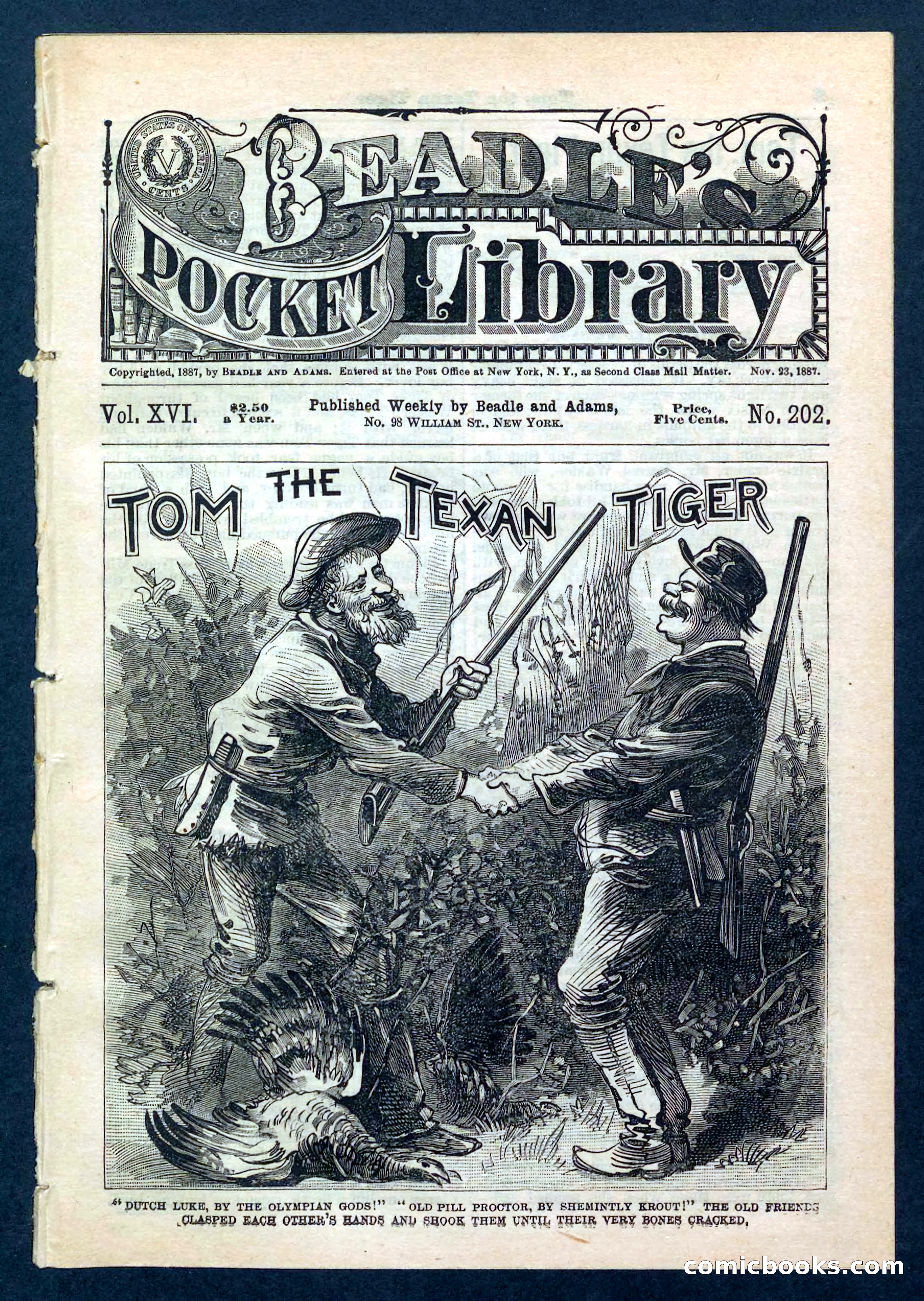 Beadle's Pocket Library No. 202 — page 1 of 32