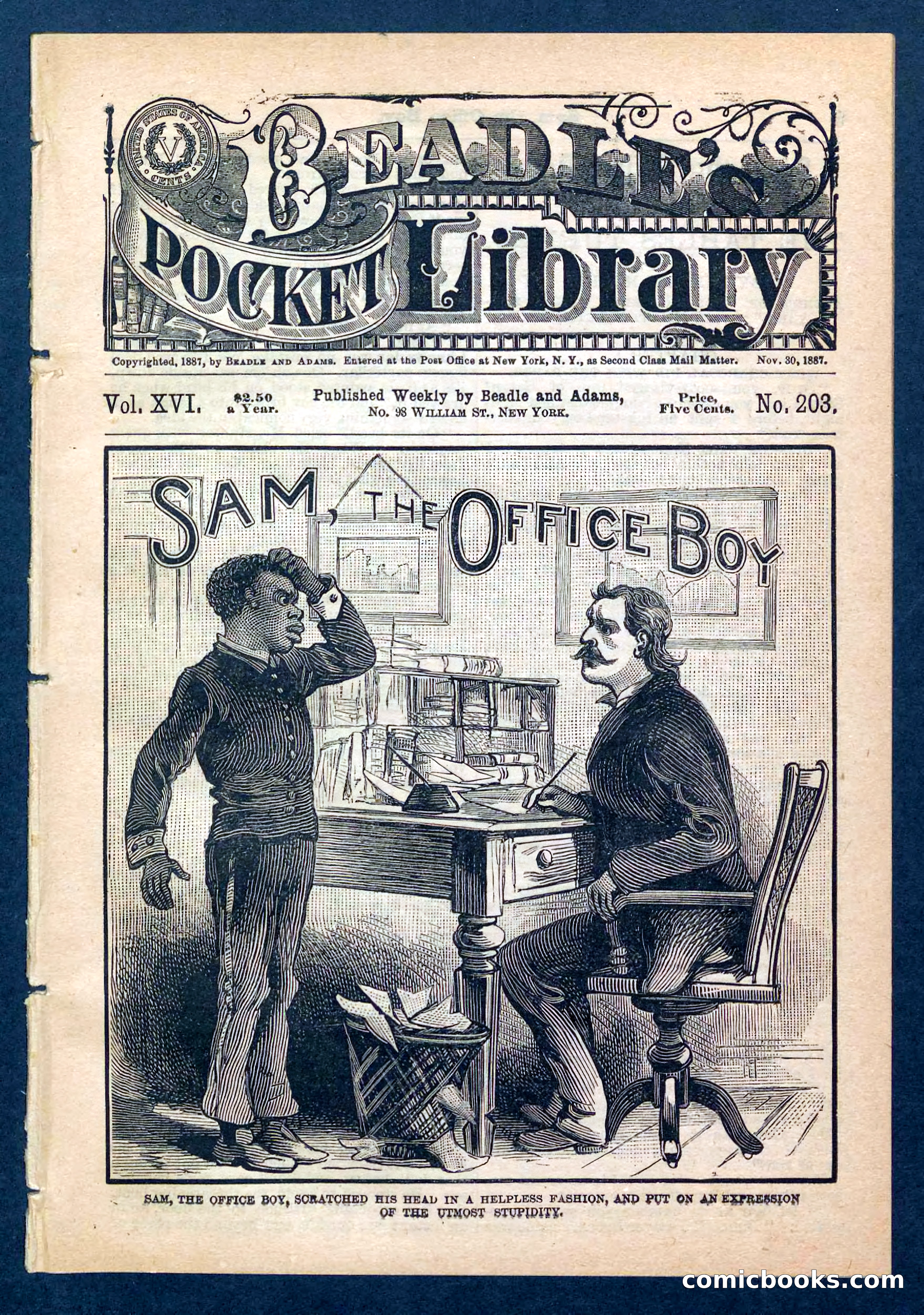 Beadle's Pocket Library, No. 203 — page 1 of 32
