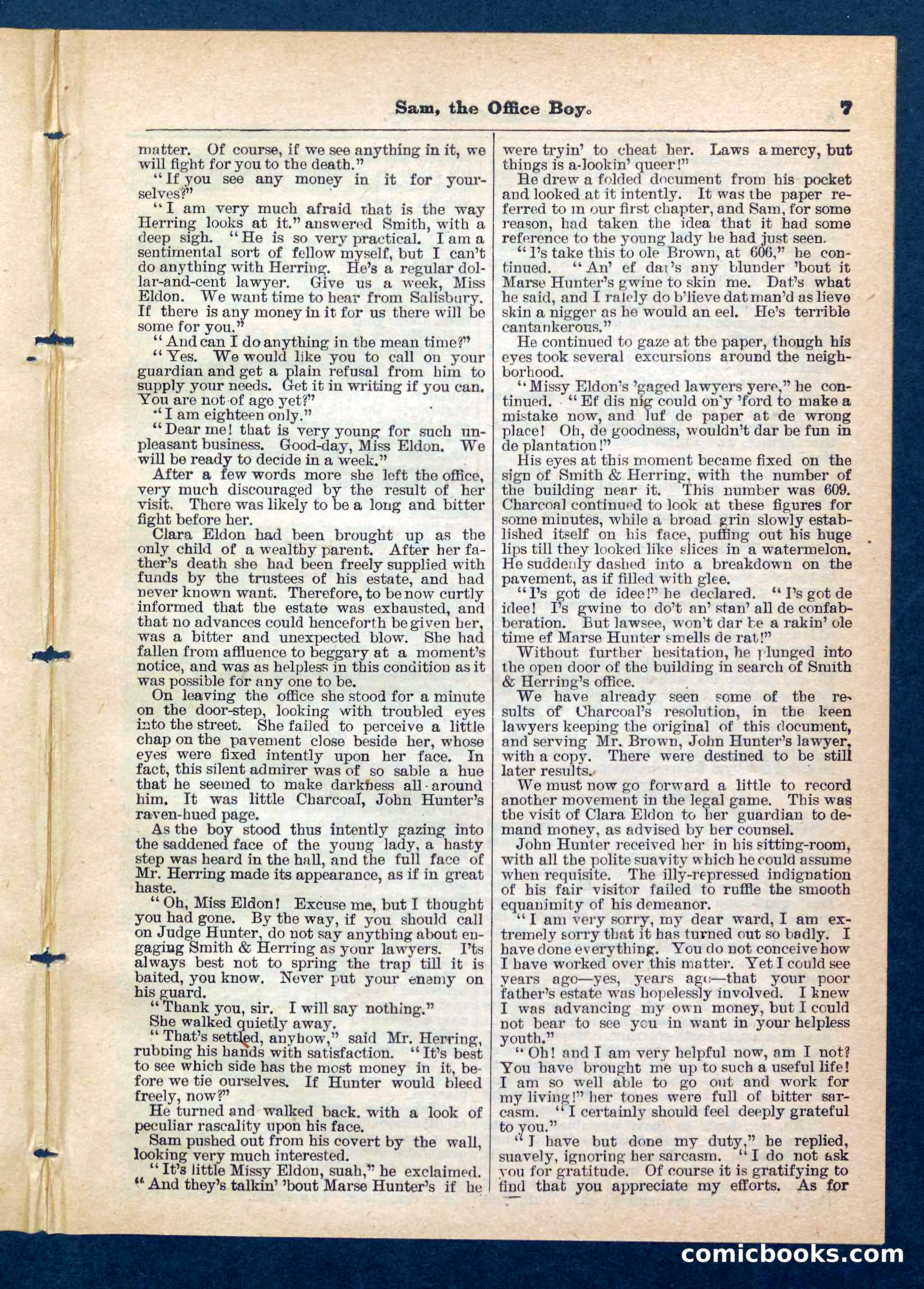 Beadle's Pocket Library, No. 203 — page 7 of 32