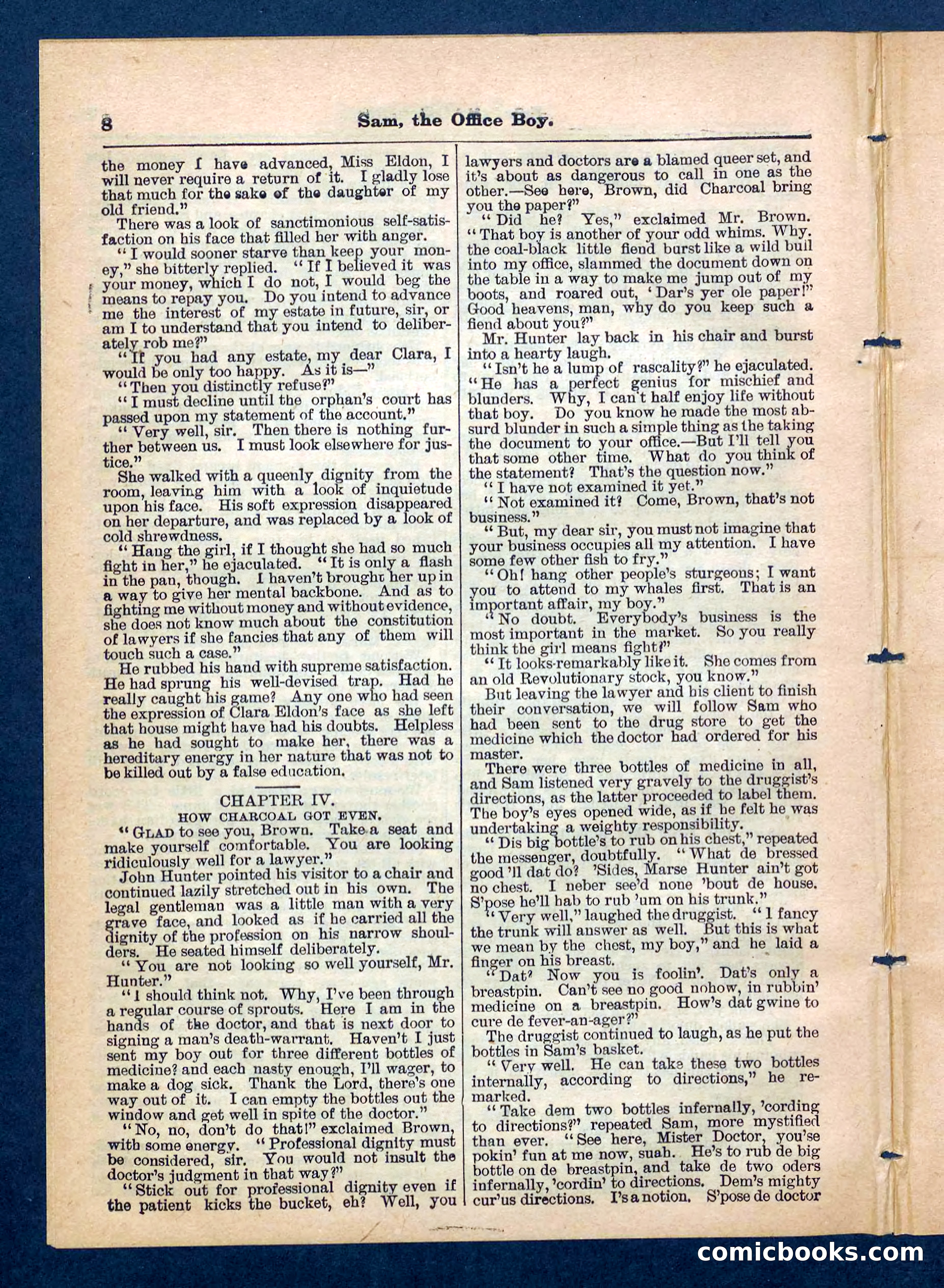 Beadle's Pocket Library, No. 203 — page 8 of 32