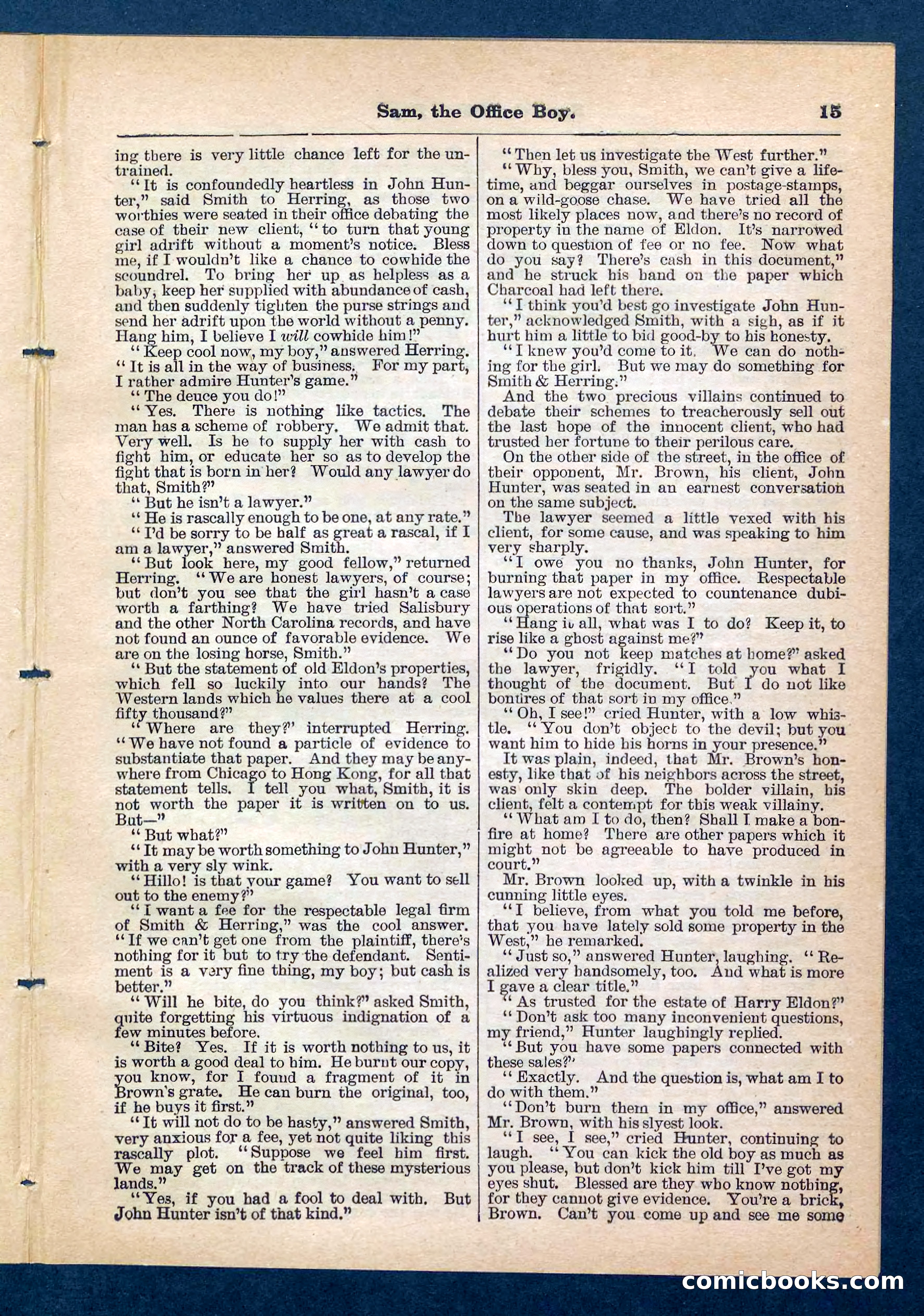 Beadle's Pocket Library, No. 203 — page 15 of 32
