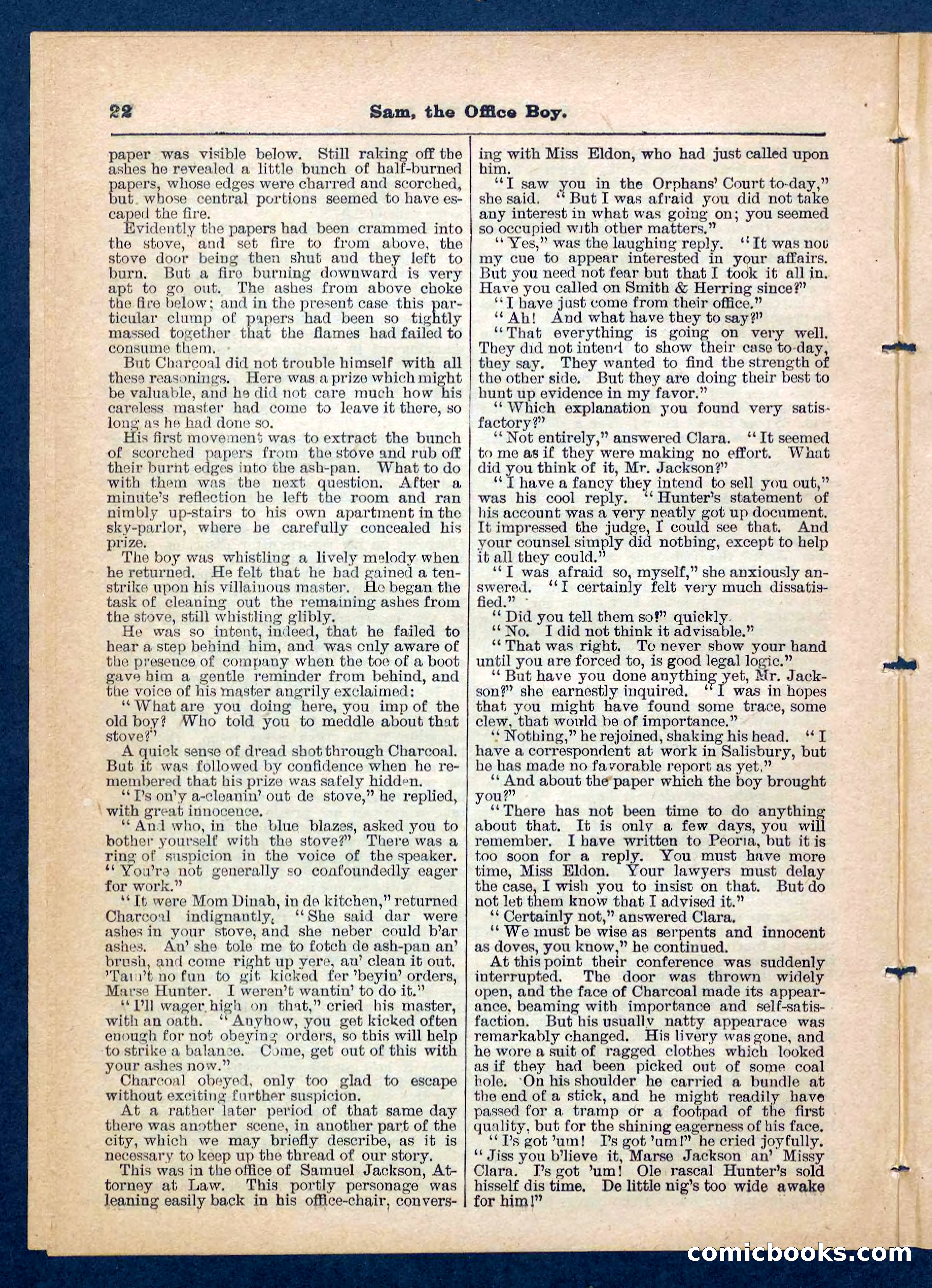 Beadle's Pocket Library, No. 203 — page 22 of 32