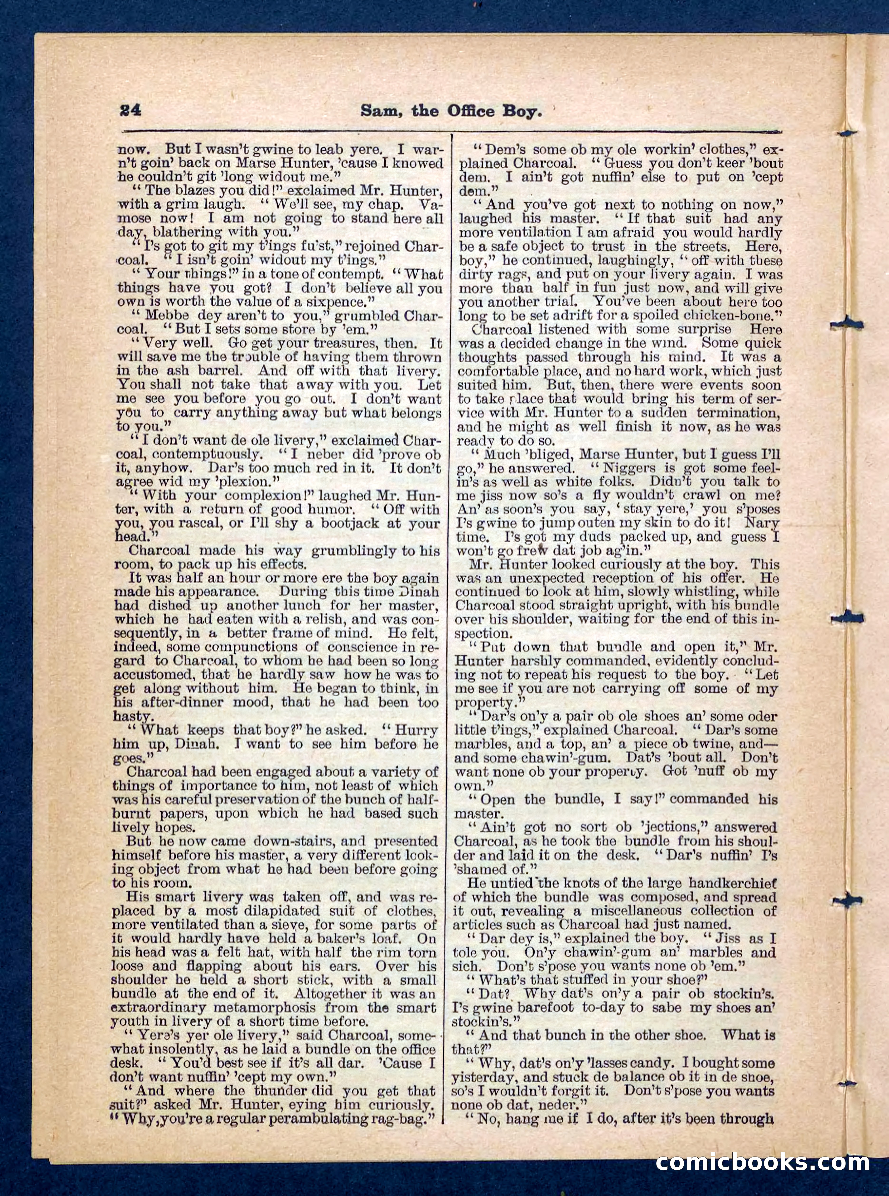 Beadle's Pocket Library, No. 203 — page 24 of 32
