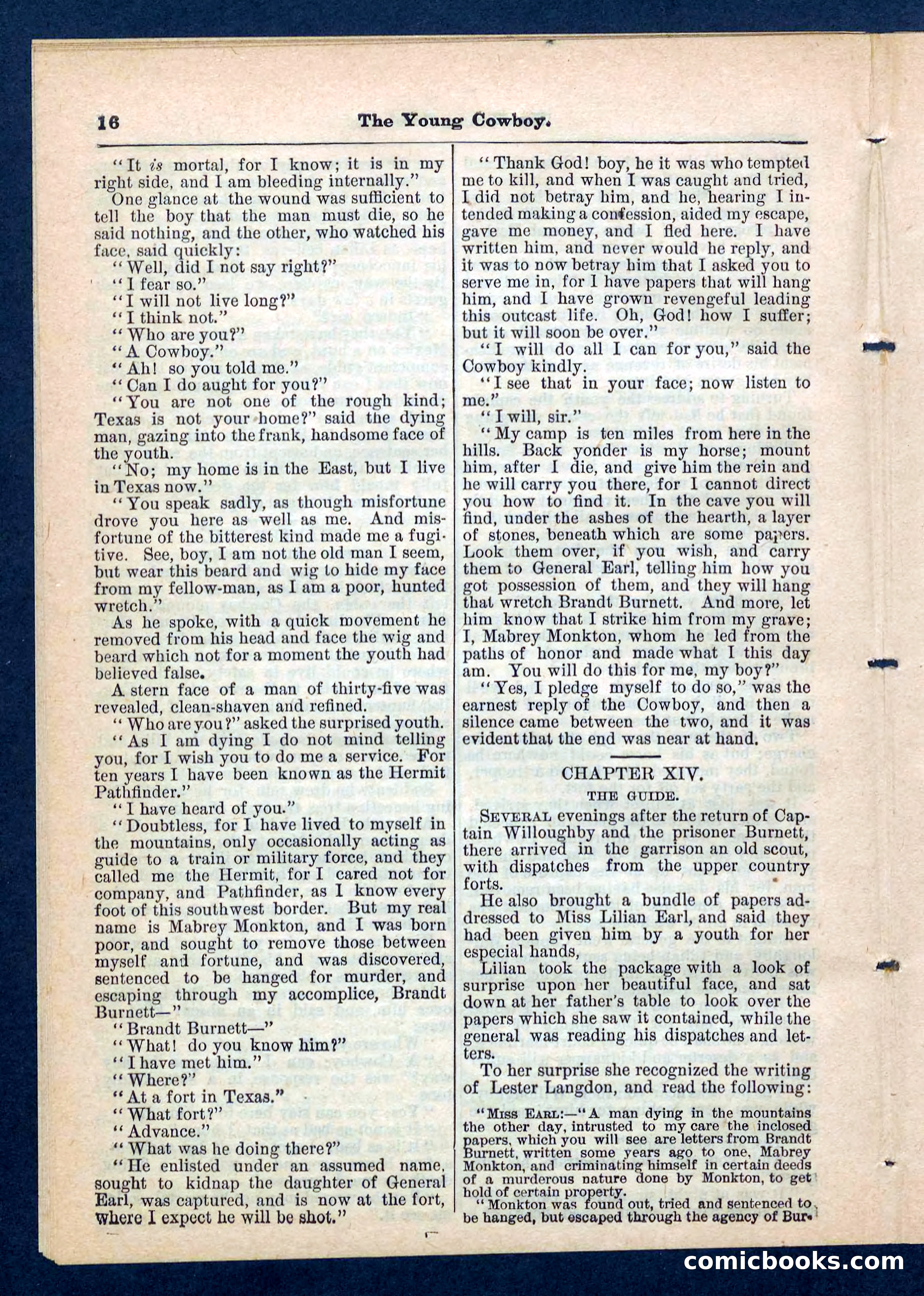 Beadle's Pocket Library, No. 204 — page 16 of 32