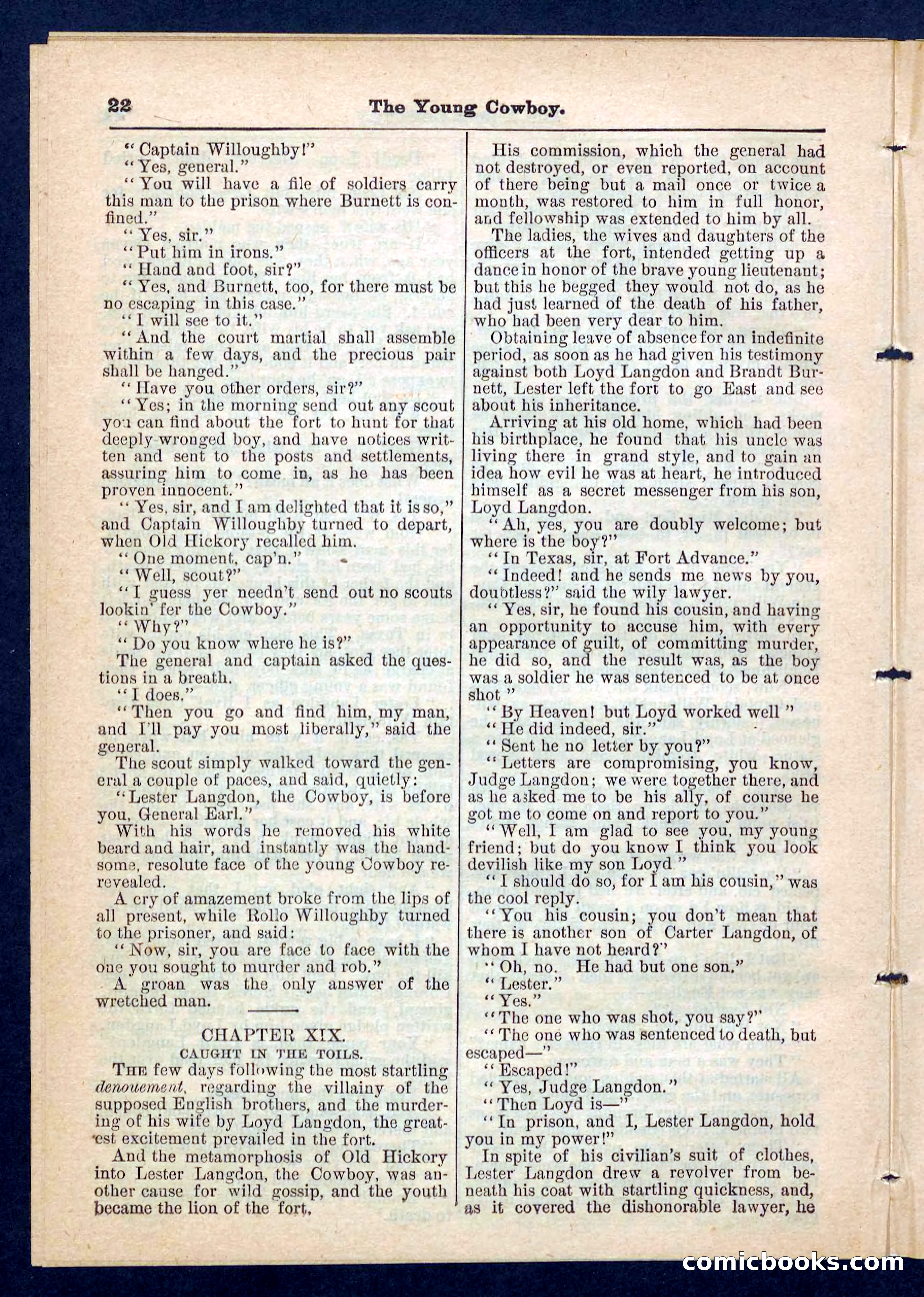 Beadle's Pocket Library, No. 204 — page 22 of 32