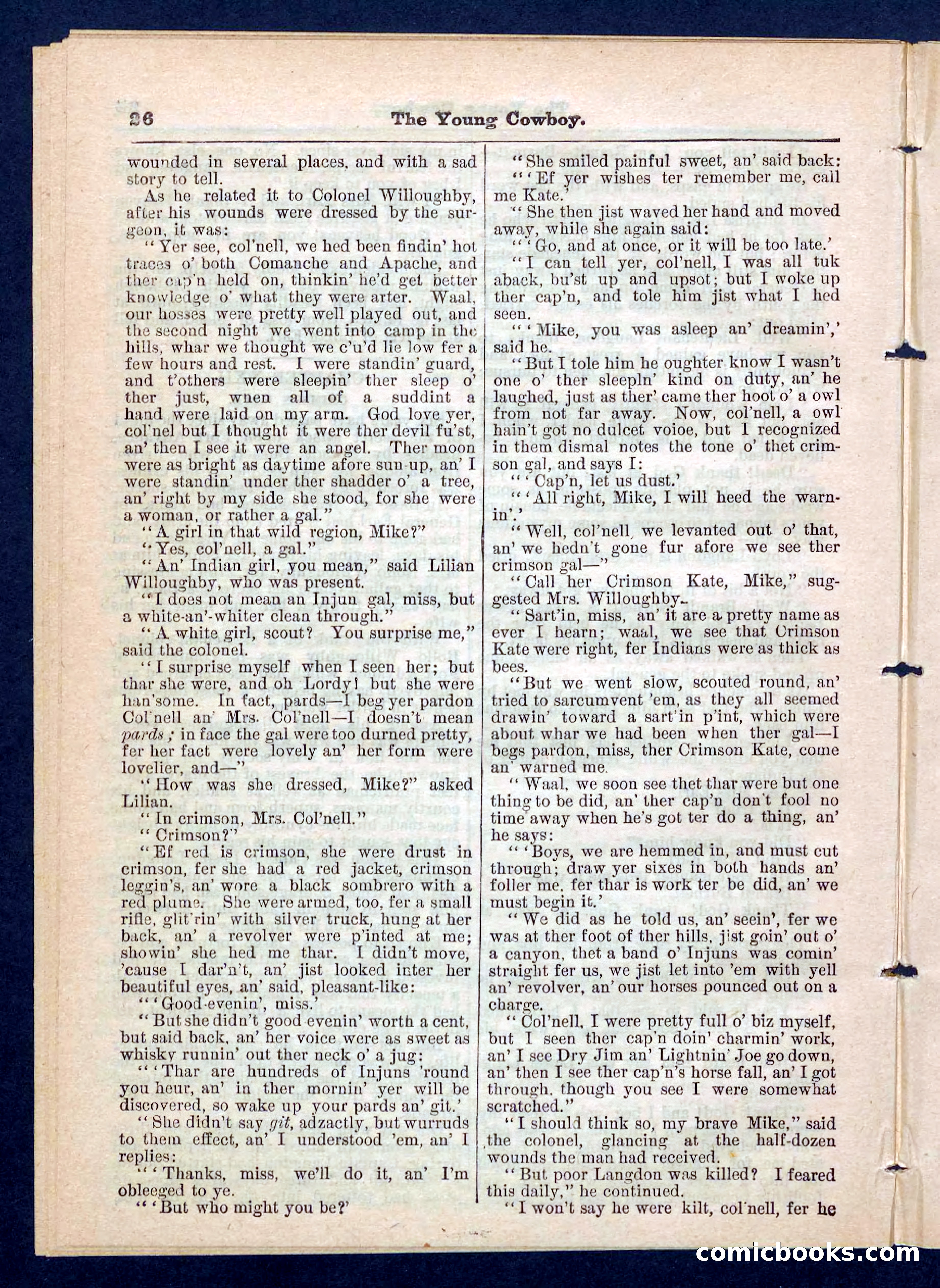 Beadle's Pocket Library, No. 204 — page 26 of 32