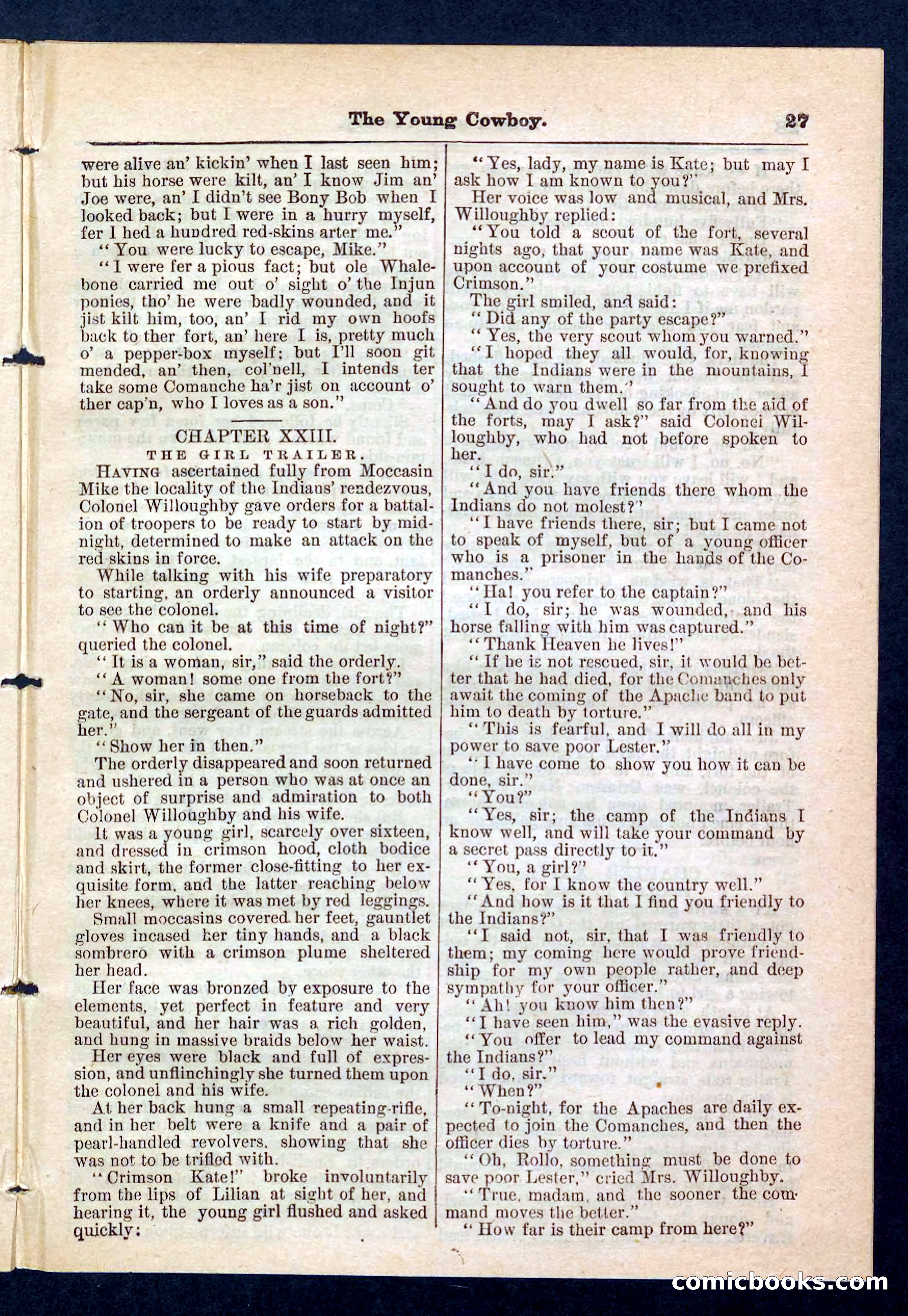 Beadle's Pocket Library, No. 204 — page 27 of 32