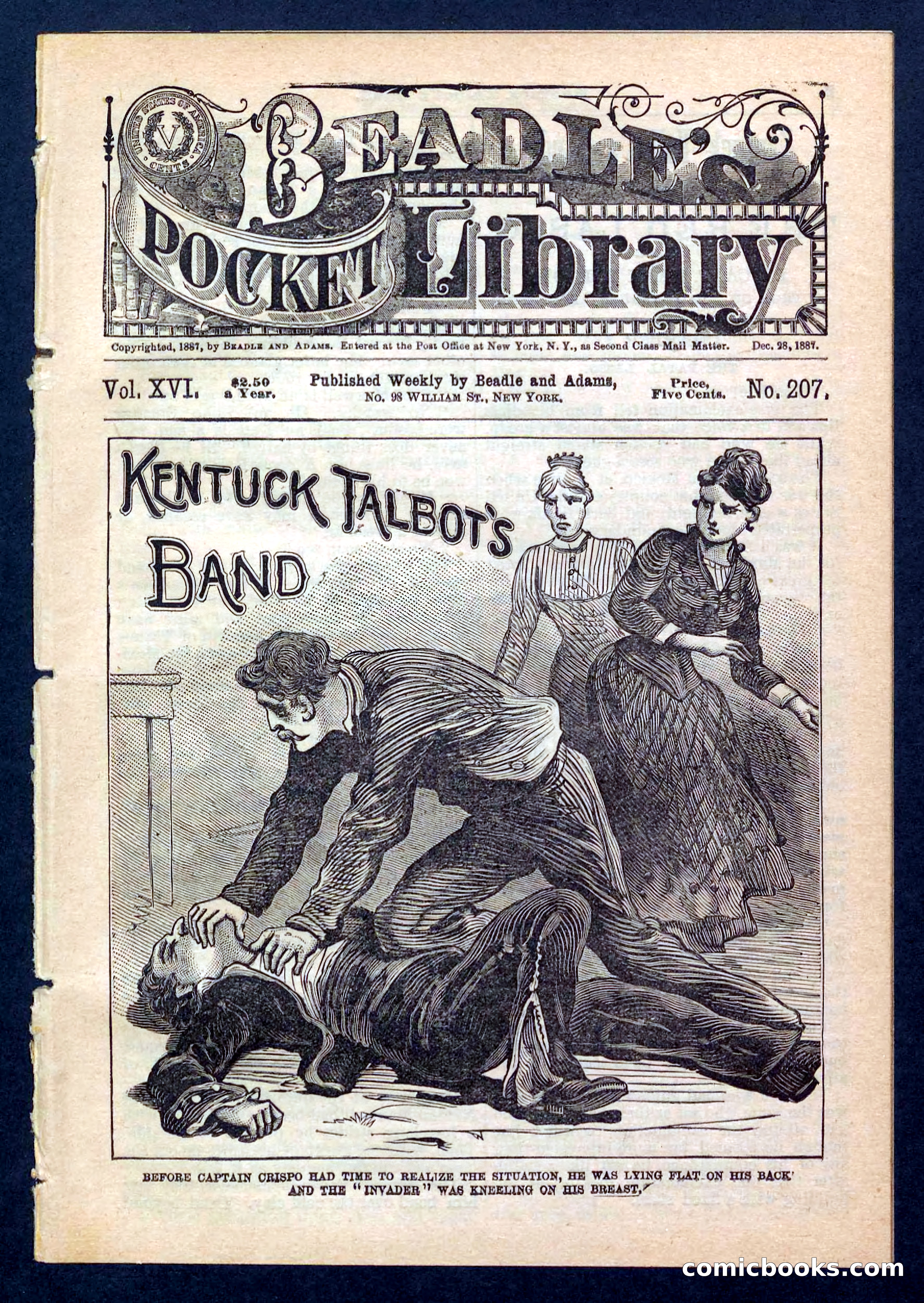 Beadle's Pocket Library, No. 207: 'Kentucky Talbot's Band' — page 1 of 32