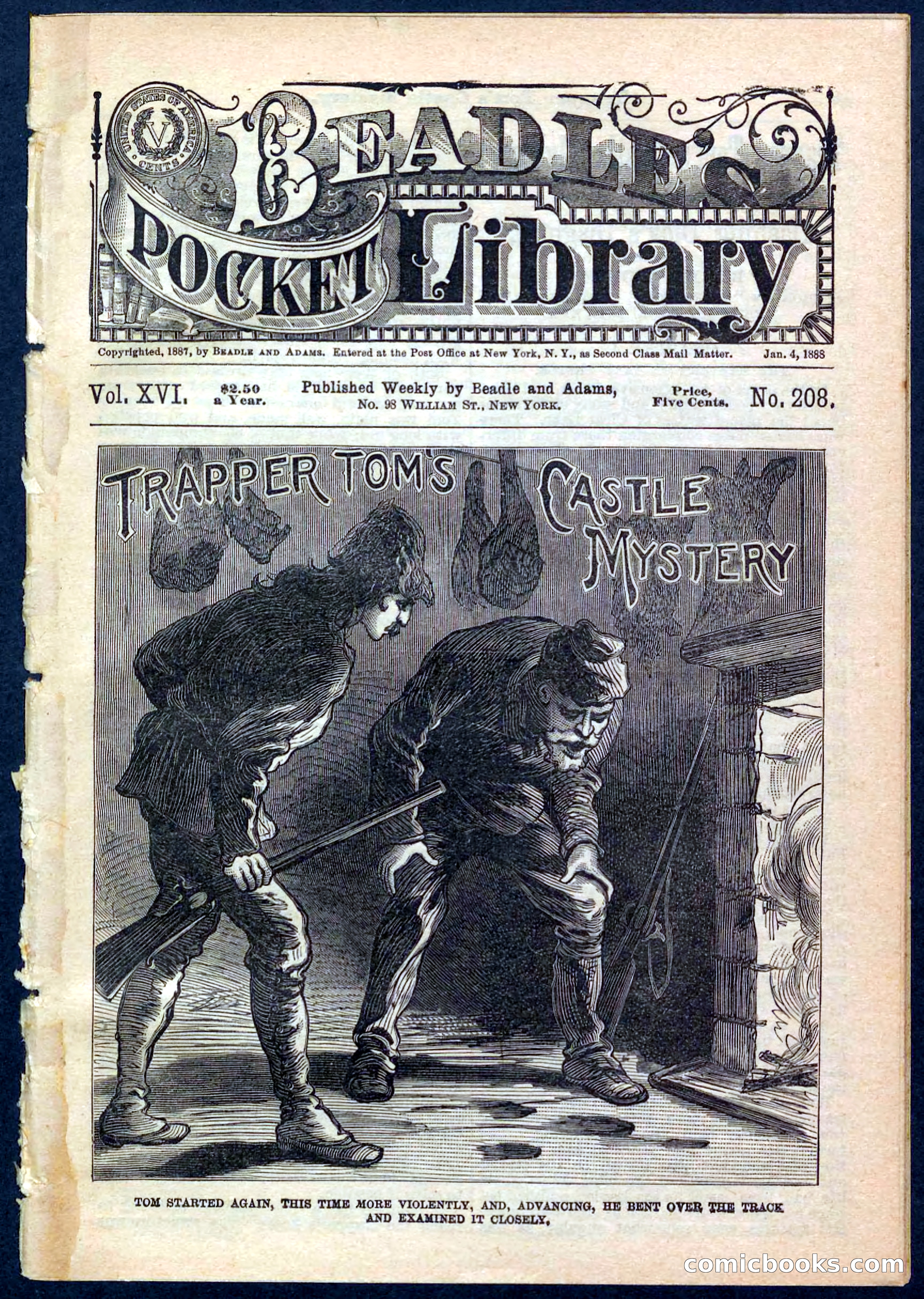 Beadle's Pocket Library No. 208 — page 1 of 32