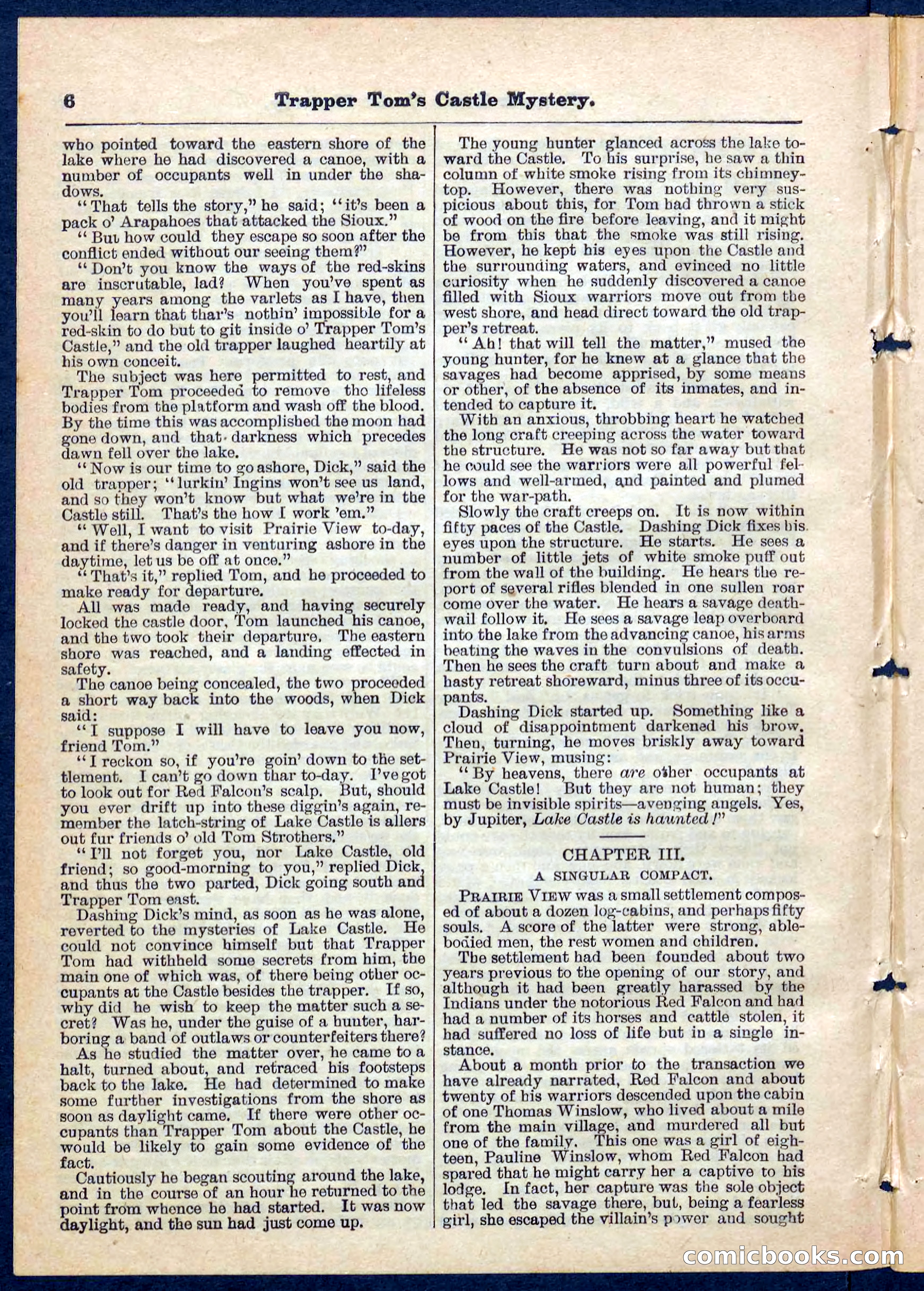 Beadle's Pocket Library No. 208 — page 6 of 32