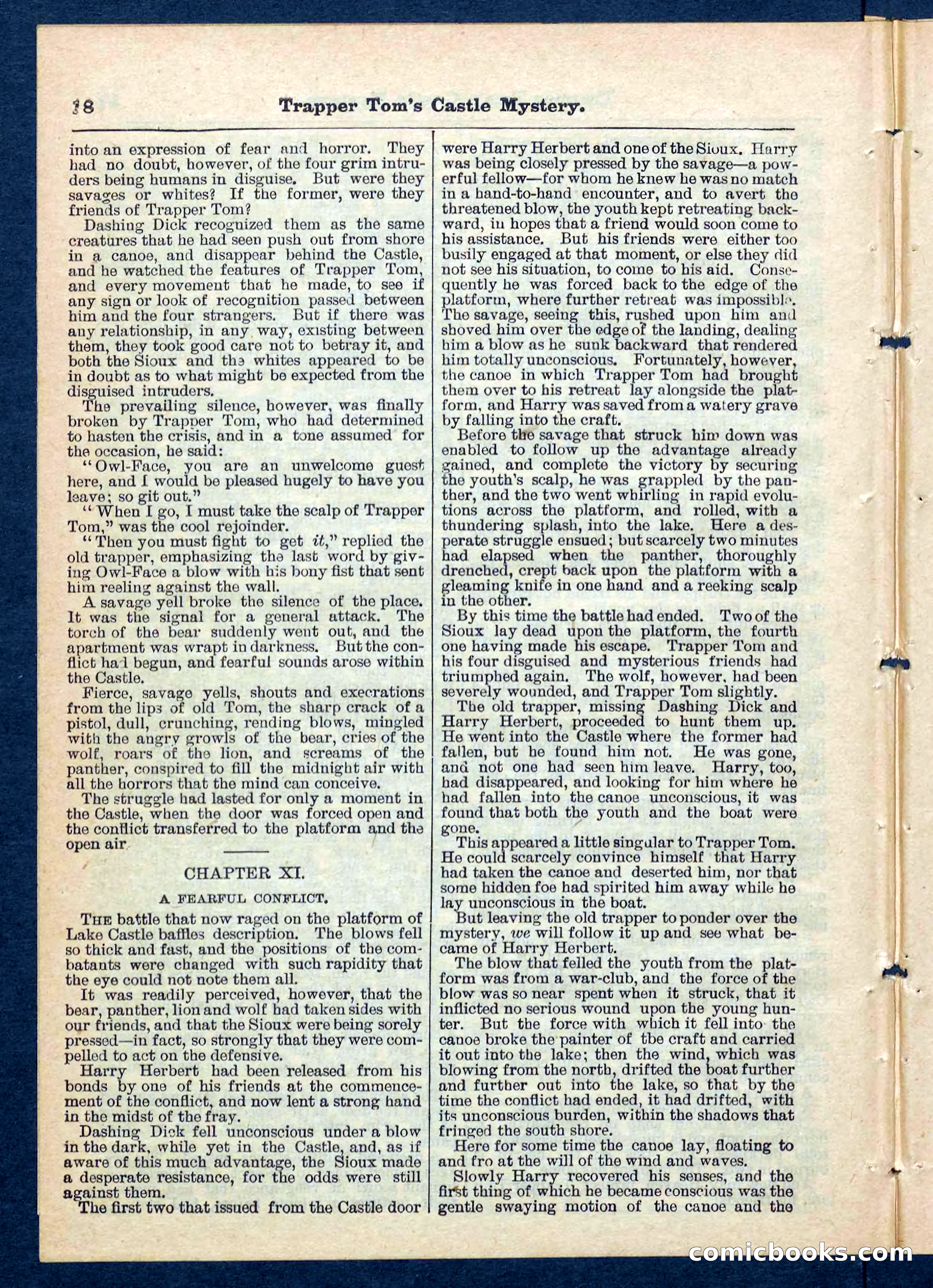 Beadle's Pocket Library No. 208 — page 18 of 32