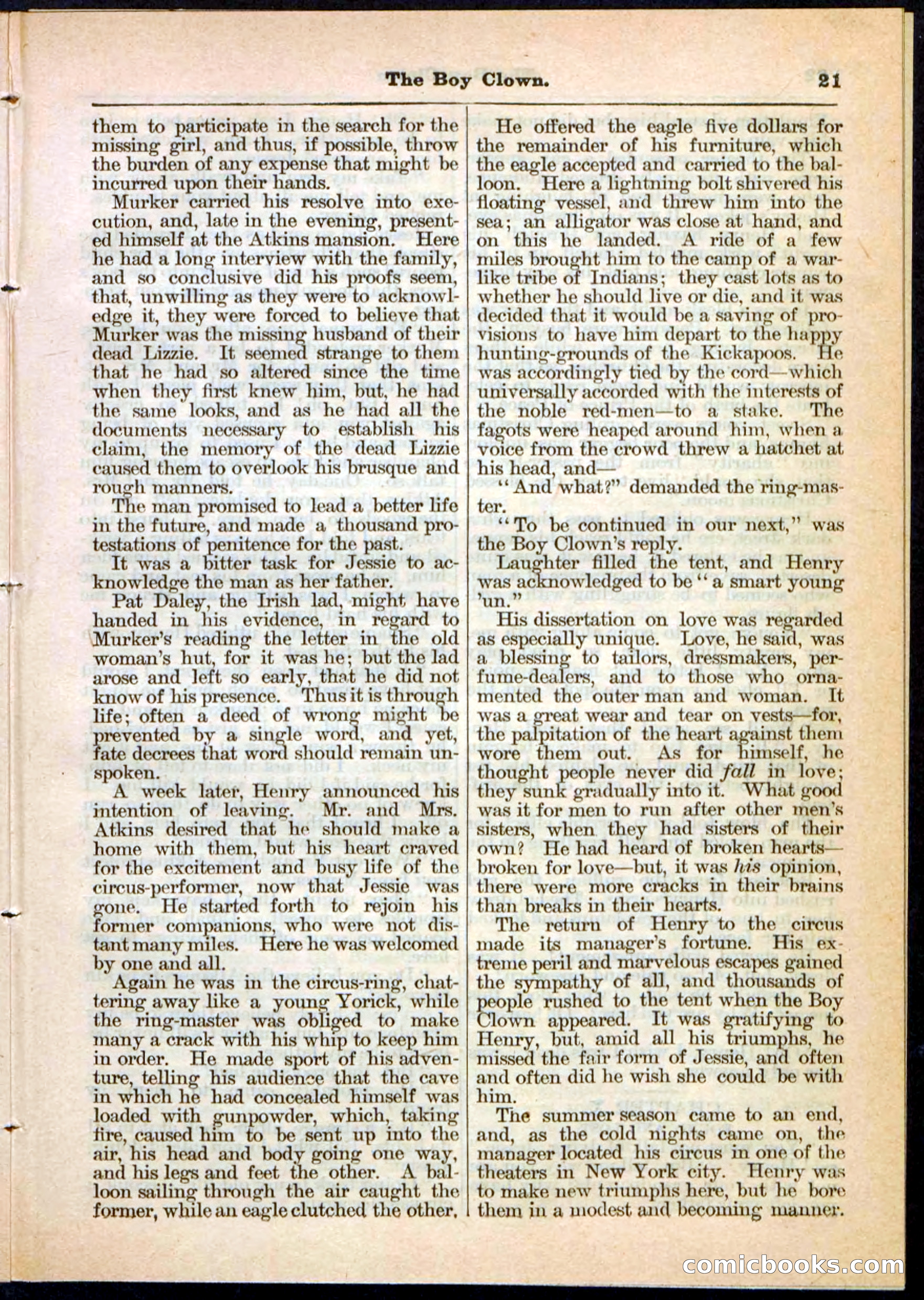 Beadle's Pocket Library, No. 21 — page 21 of 32