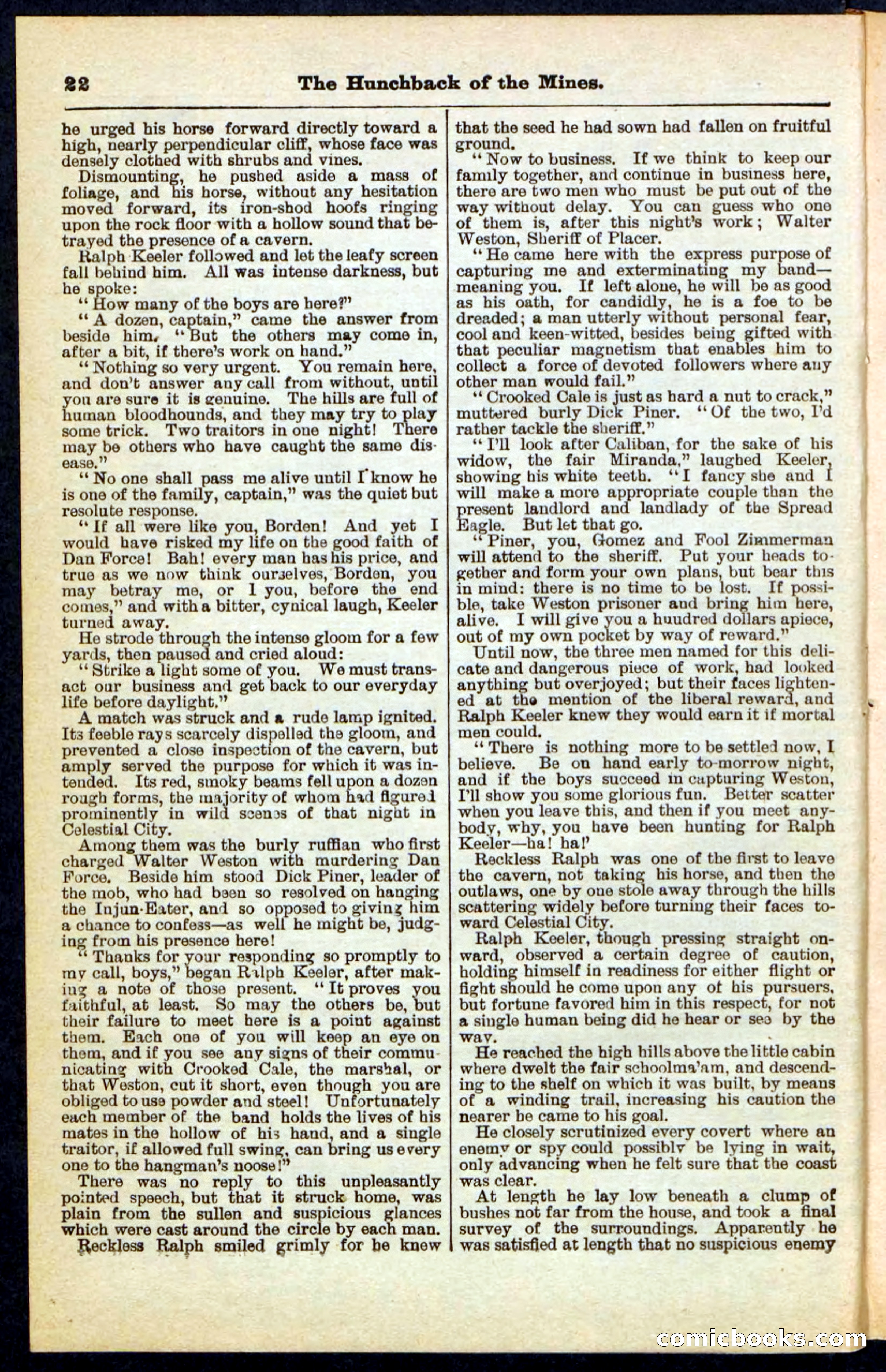 Beadle's Pocket Library No. 210 — page 22 of 32