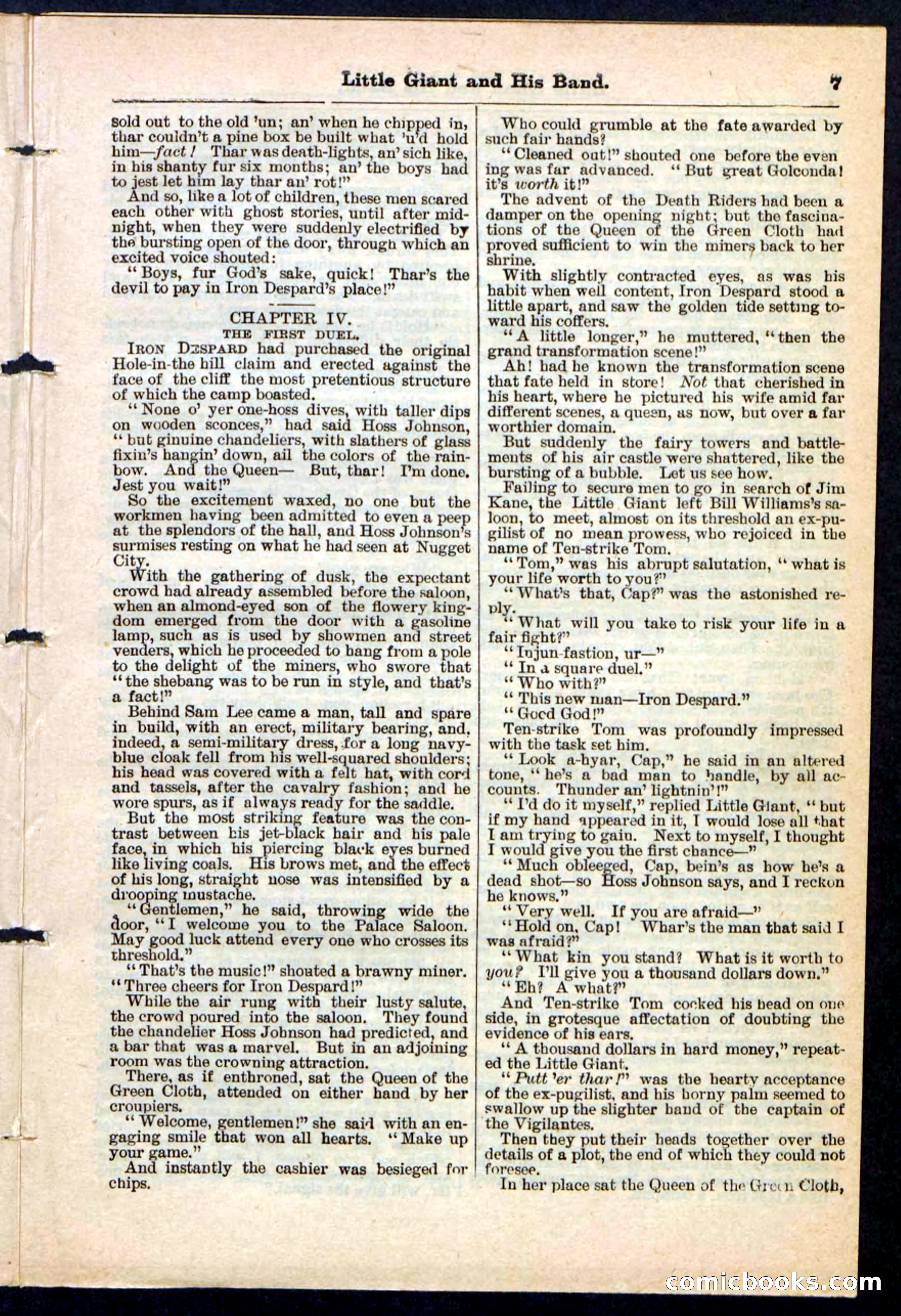 Beadle's Pocket Library No. 211 — page 7 of 32