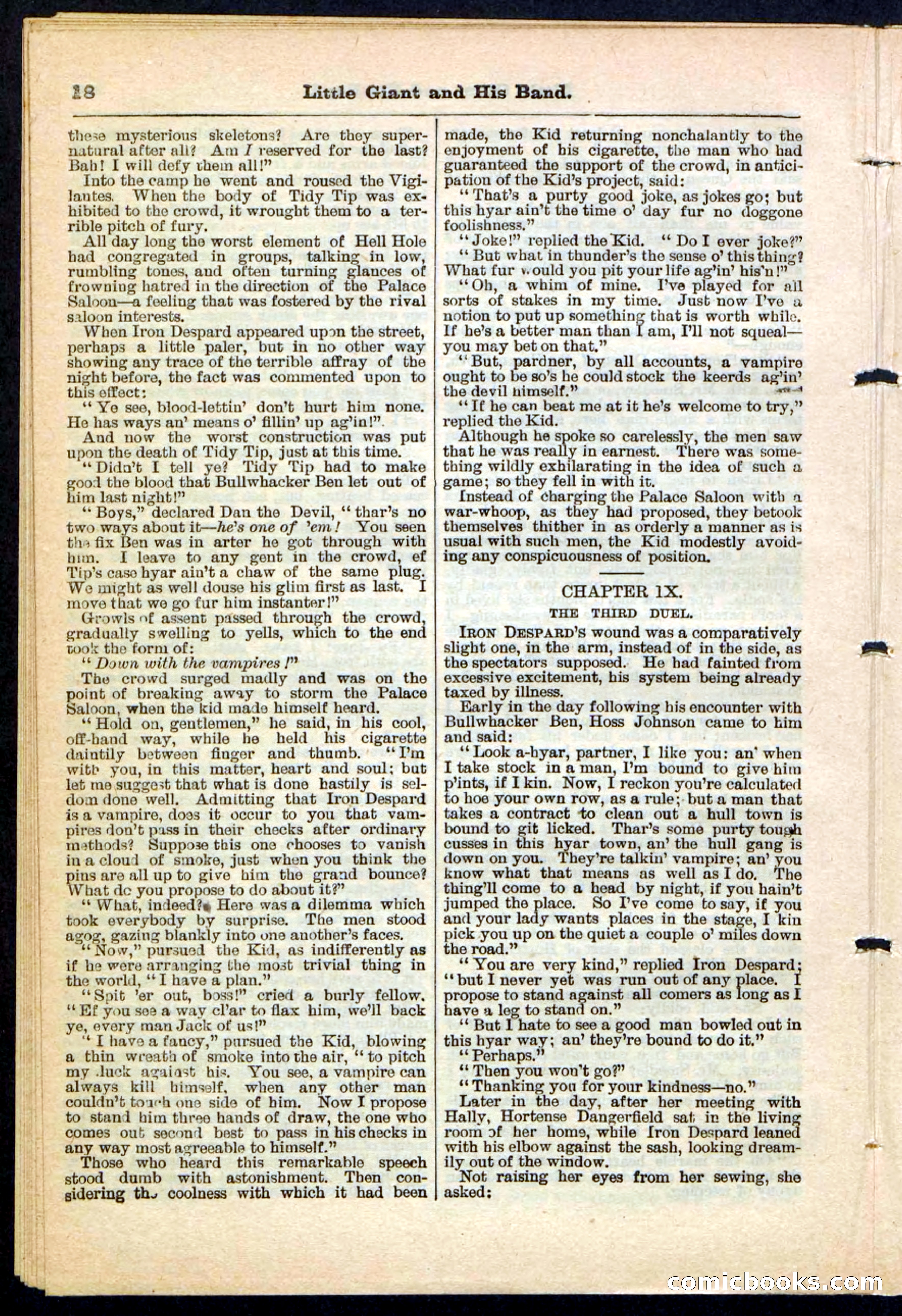 Beadle's Pocket Library No. 211 — page 18 of 32