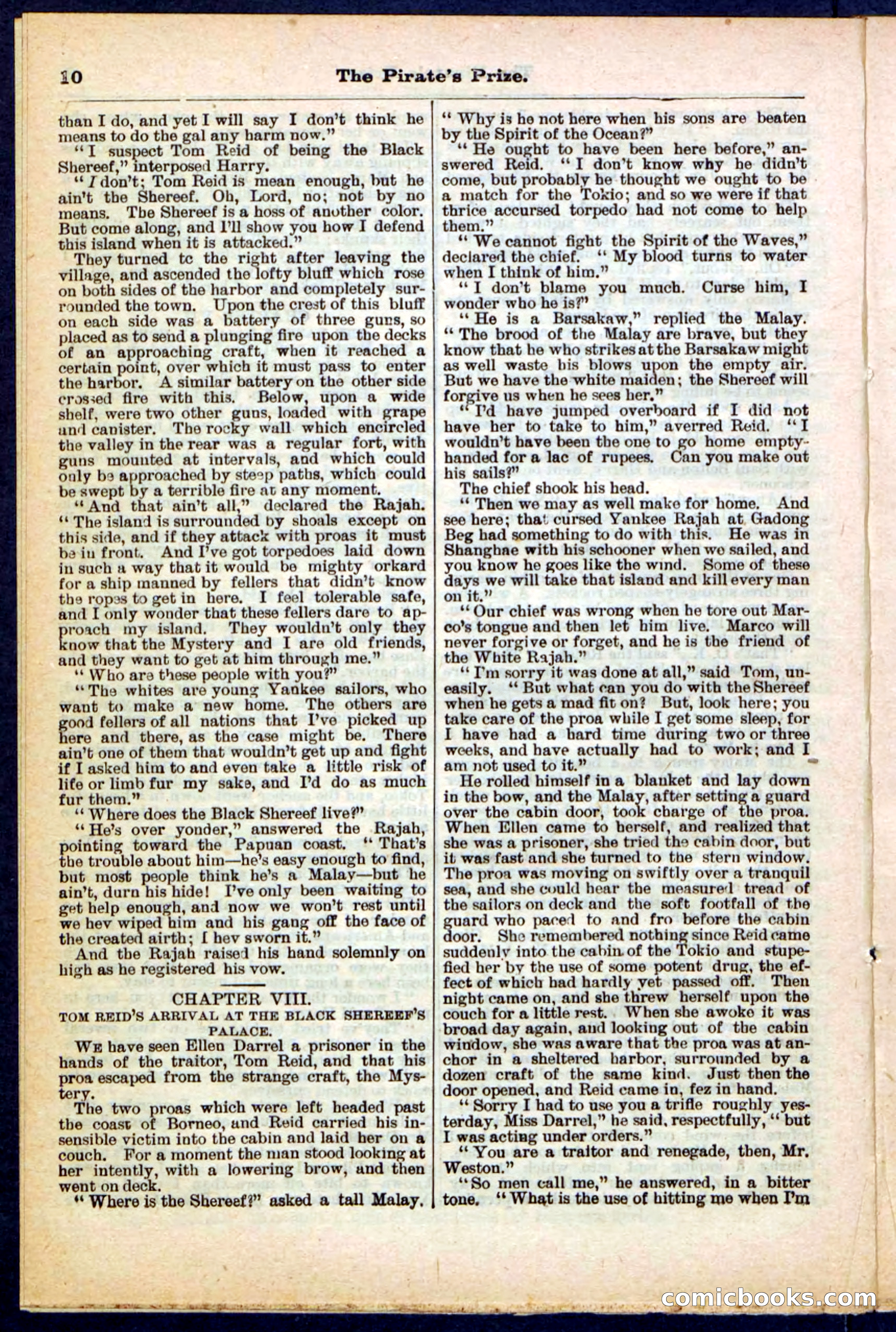 Beadle's Pocket Library No. 213: The Pirate's Prize — page 10 of 32