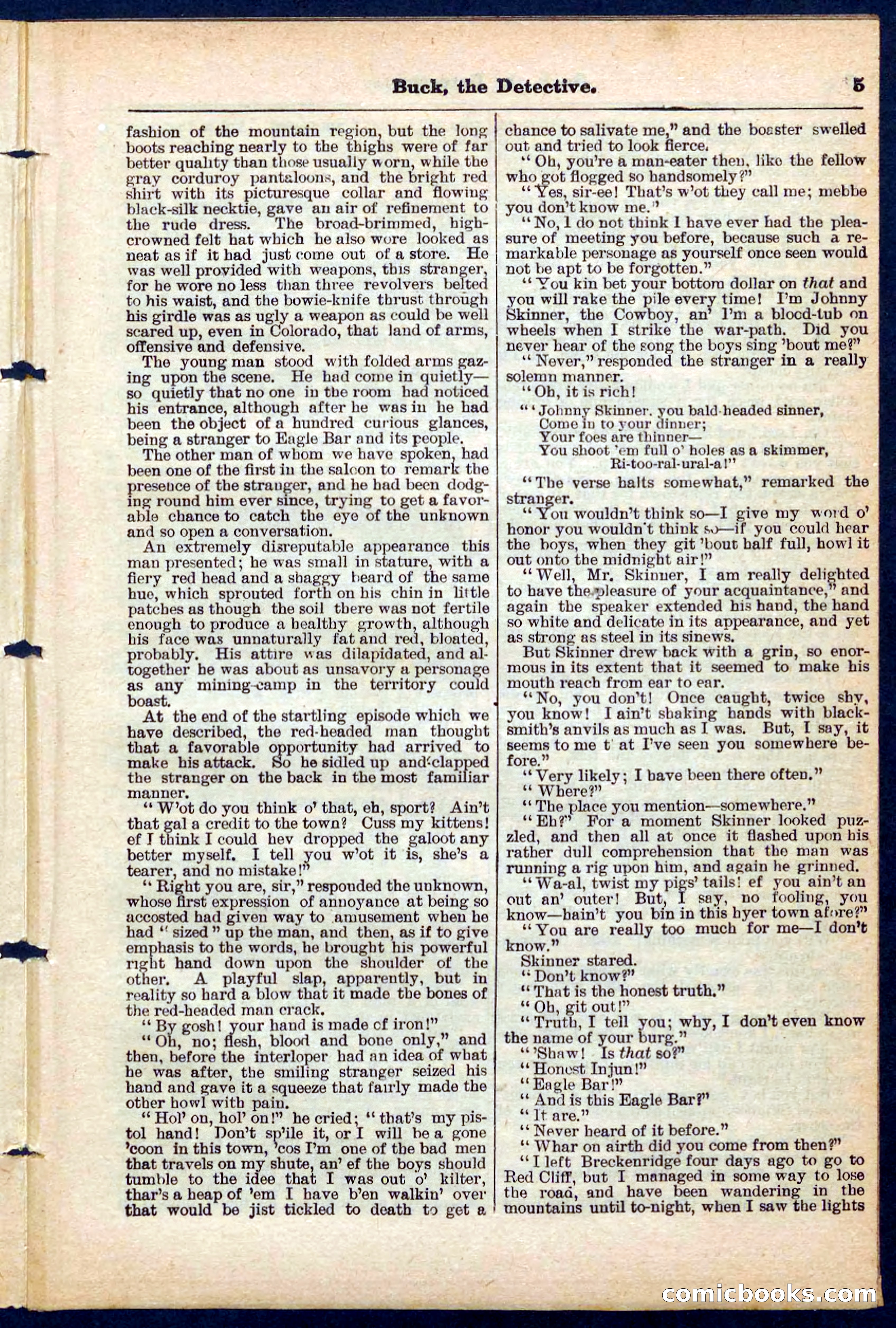 Beadle's Pocket Library No. 219: Buck the Detective — page 5 of 32