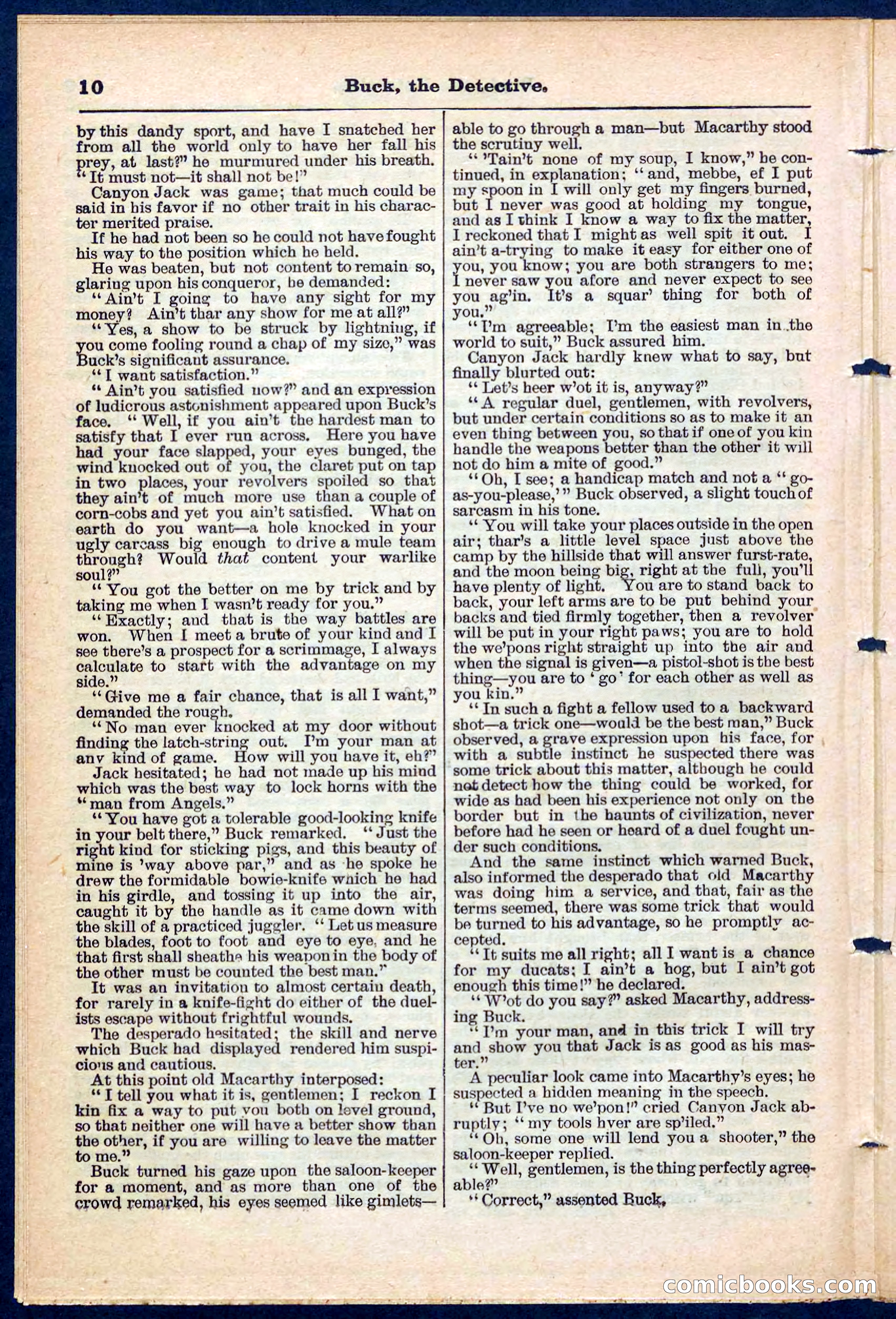 Beadle's Pocket Library No. 219: Buck the Detective — page 10 of 32