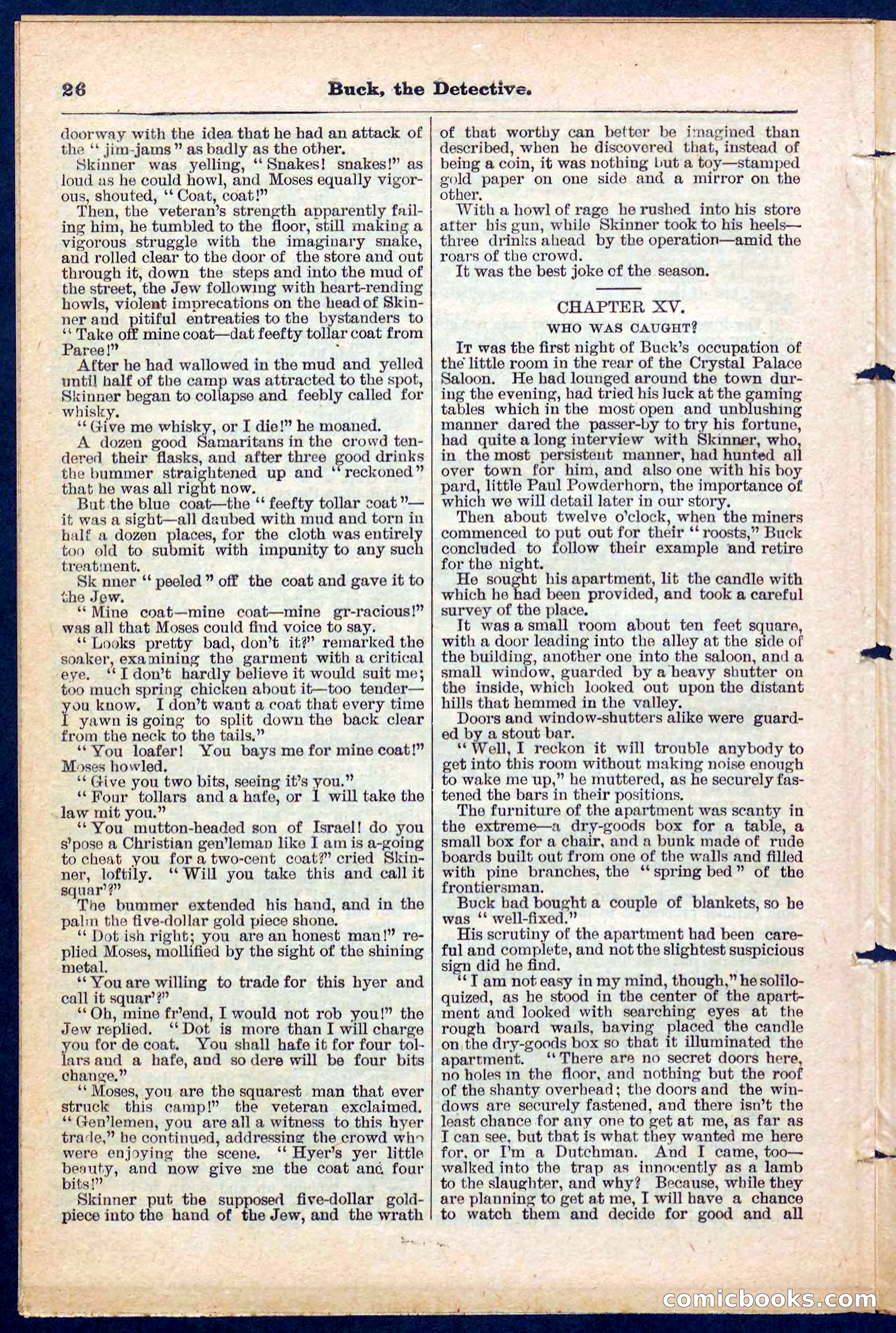 Beadle's Pocket Library No. 219: Buck the Detective — page 26 of 32