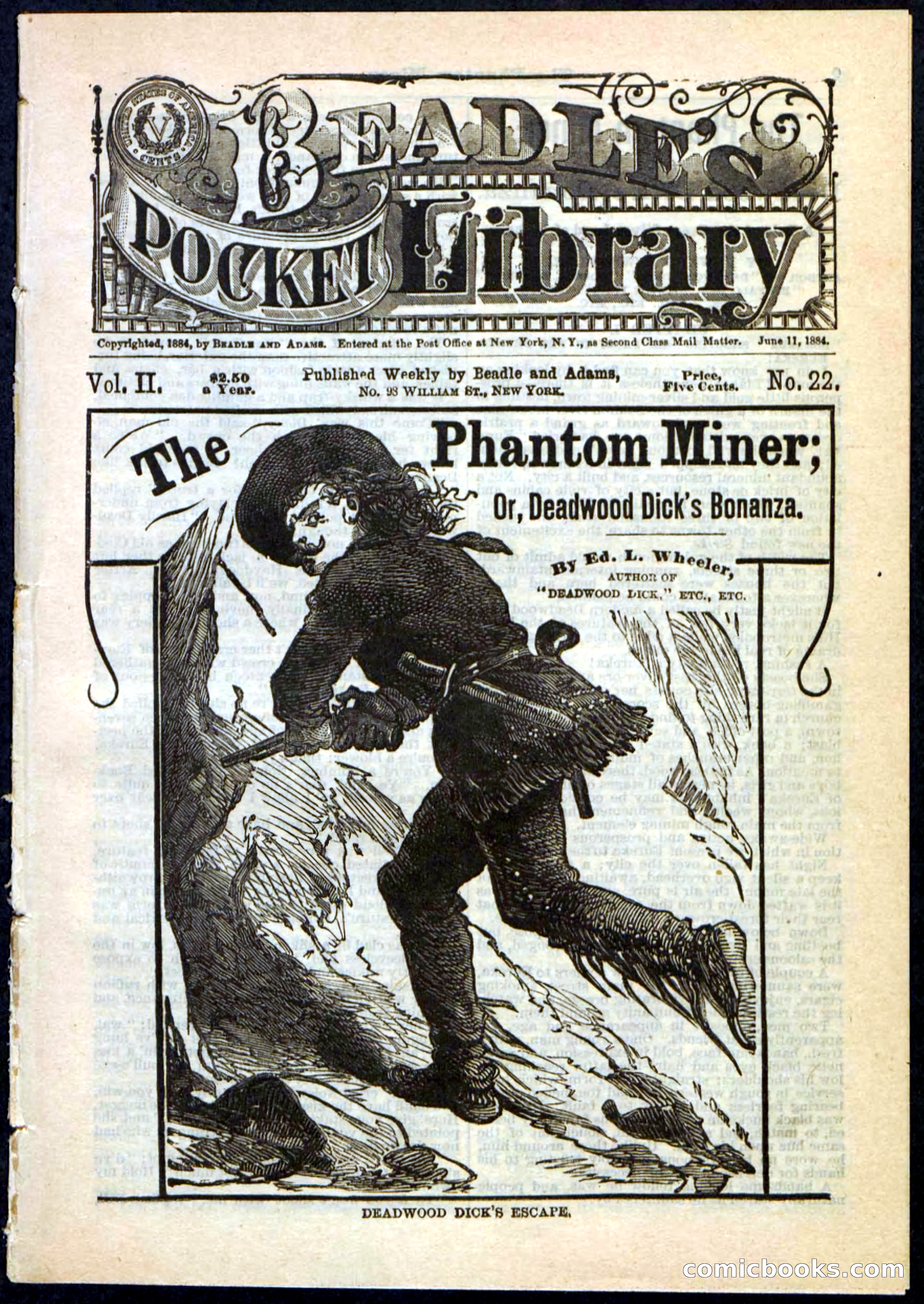 Beadle's Pocket Library No. 22 — page 1 of 32