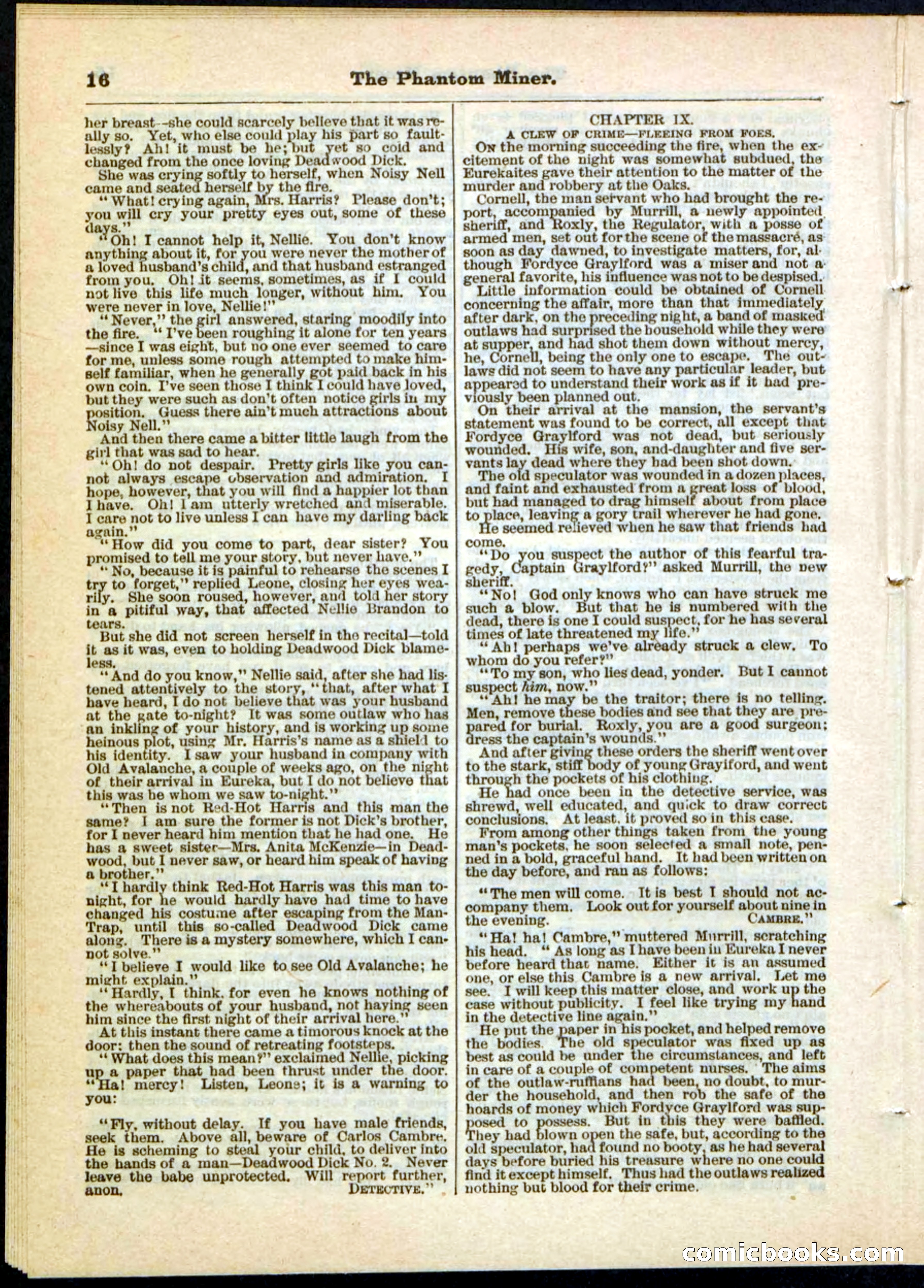 Beadle's Pocket Library No. 22 — page 16 of 32