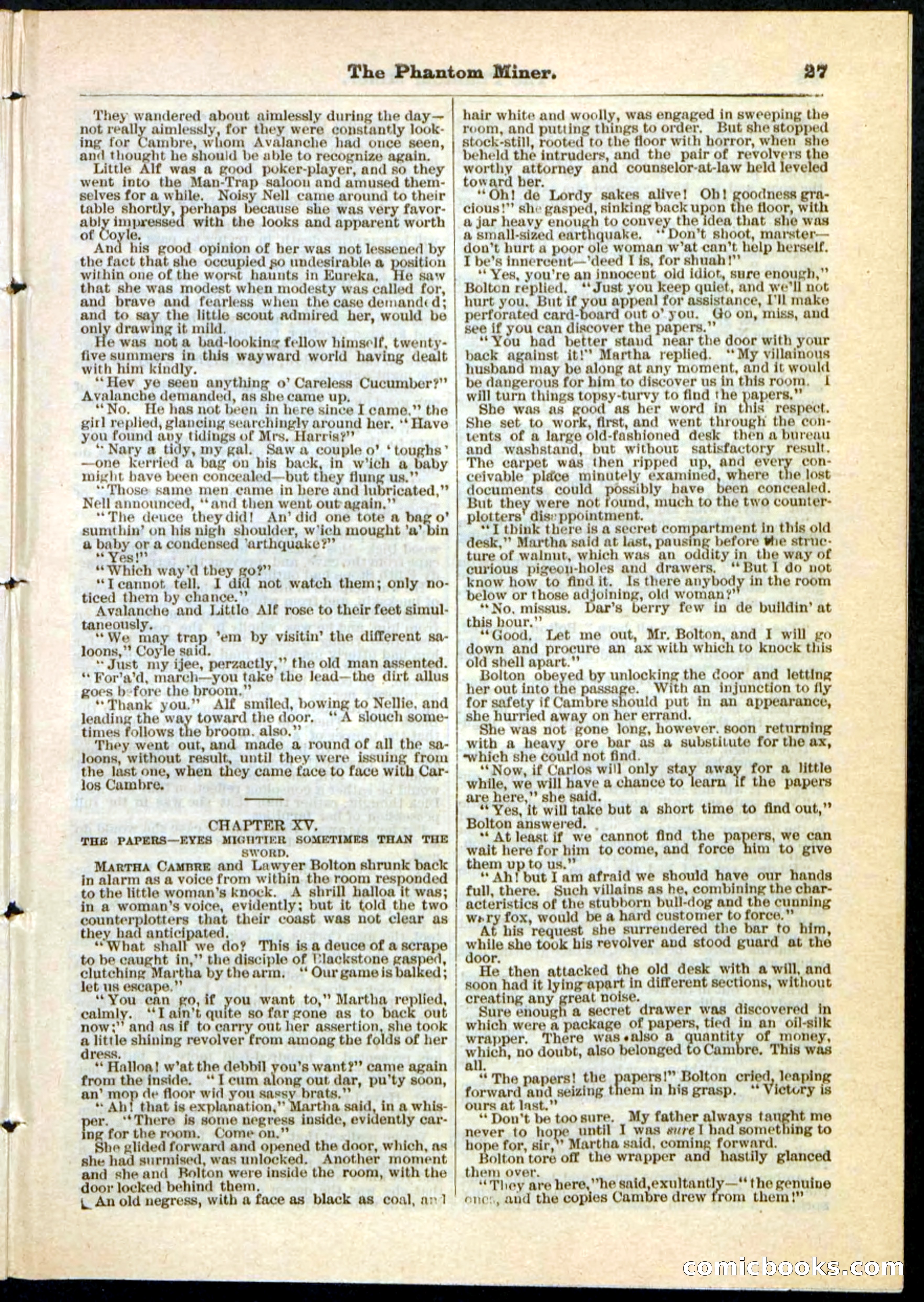 Beadle's Pocket Library No. 22 — page 27 of 32