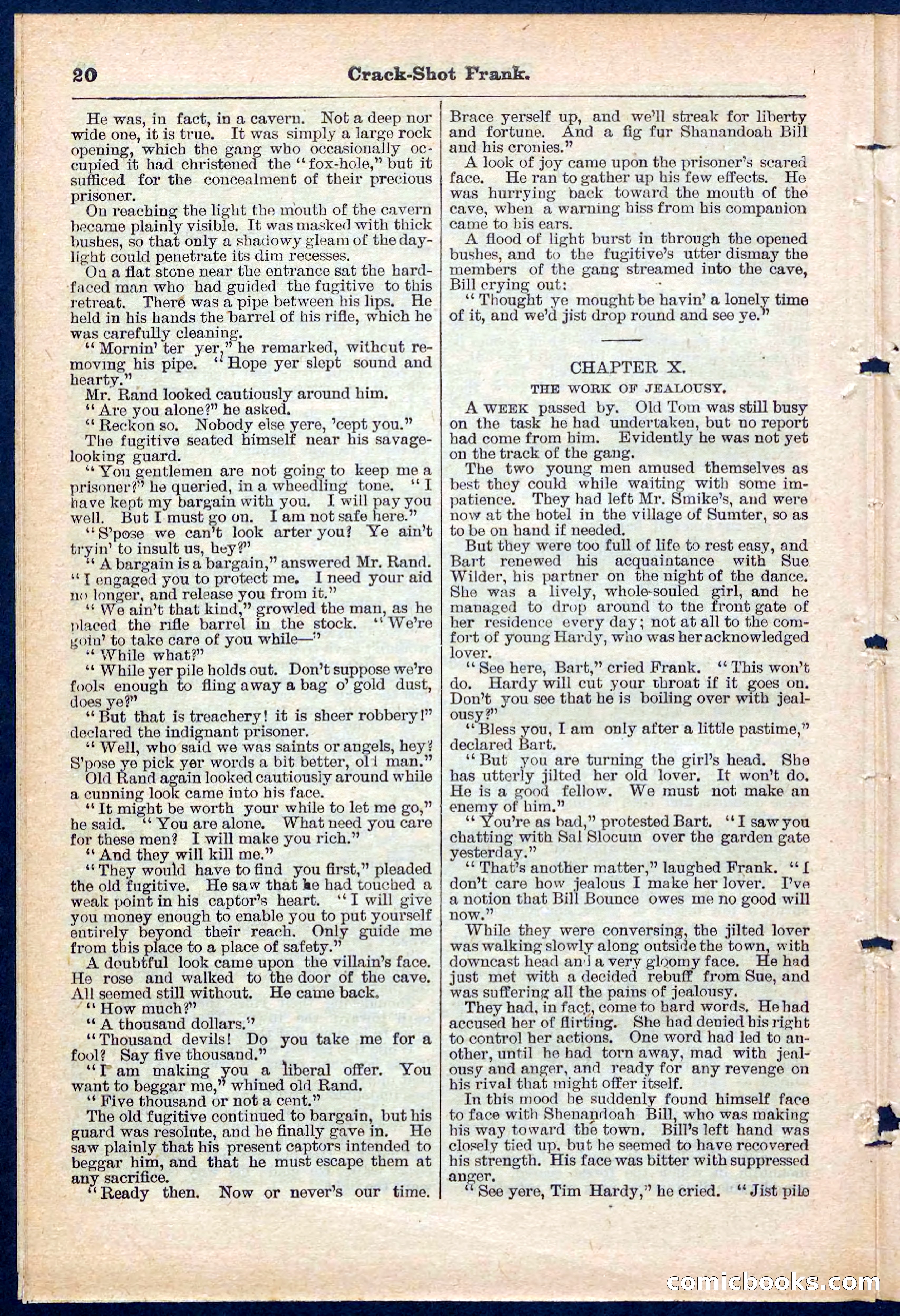 Beadle's Pocket Library No. 220 — page 20 of 32