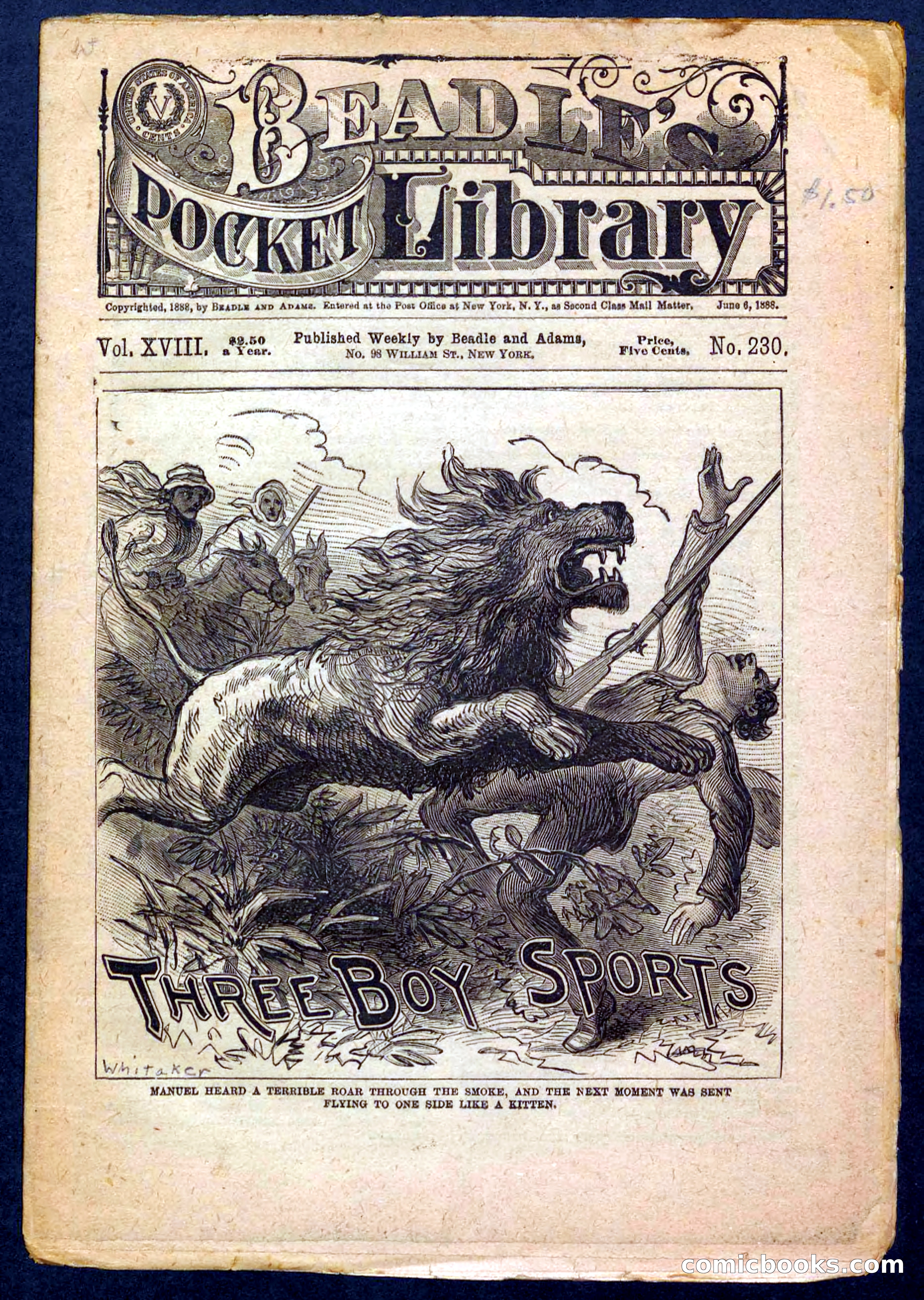 Beadle's Pocket Library No. 230 — page 1 of 32