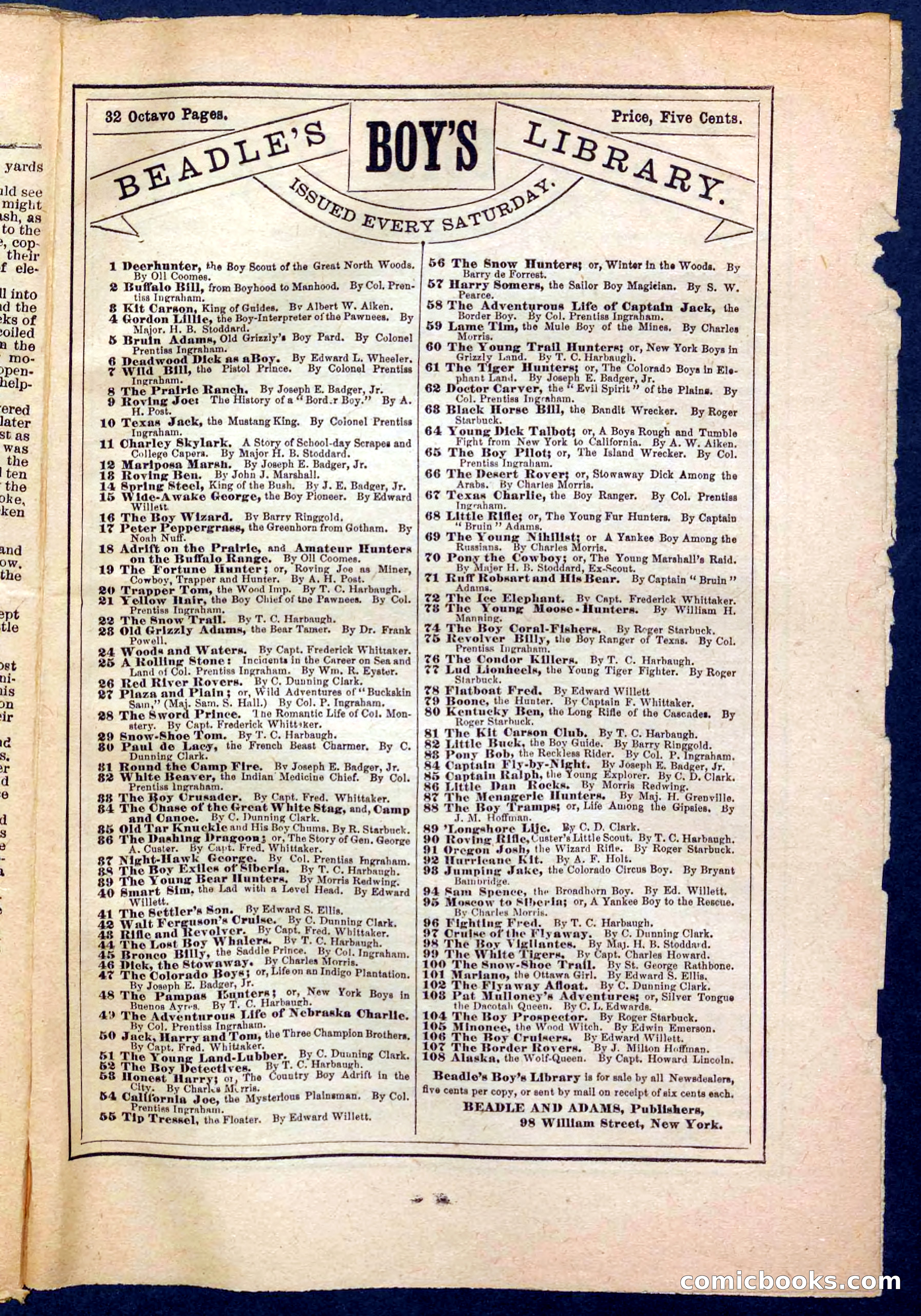 Beadle's Pocket Library No. 230 — page 29 of 32