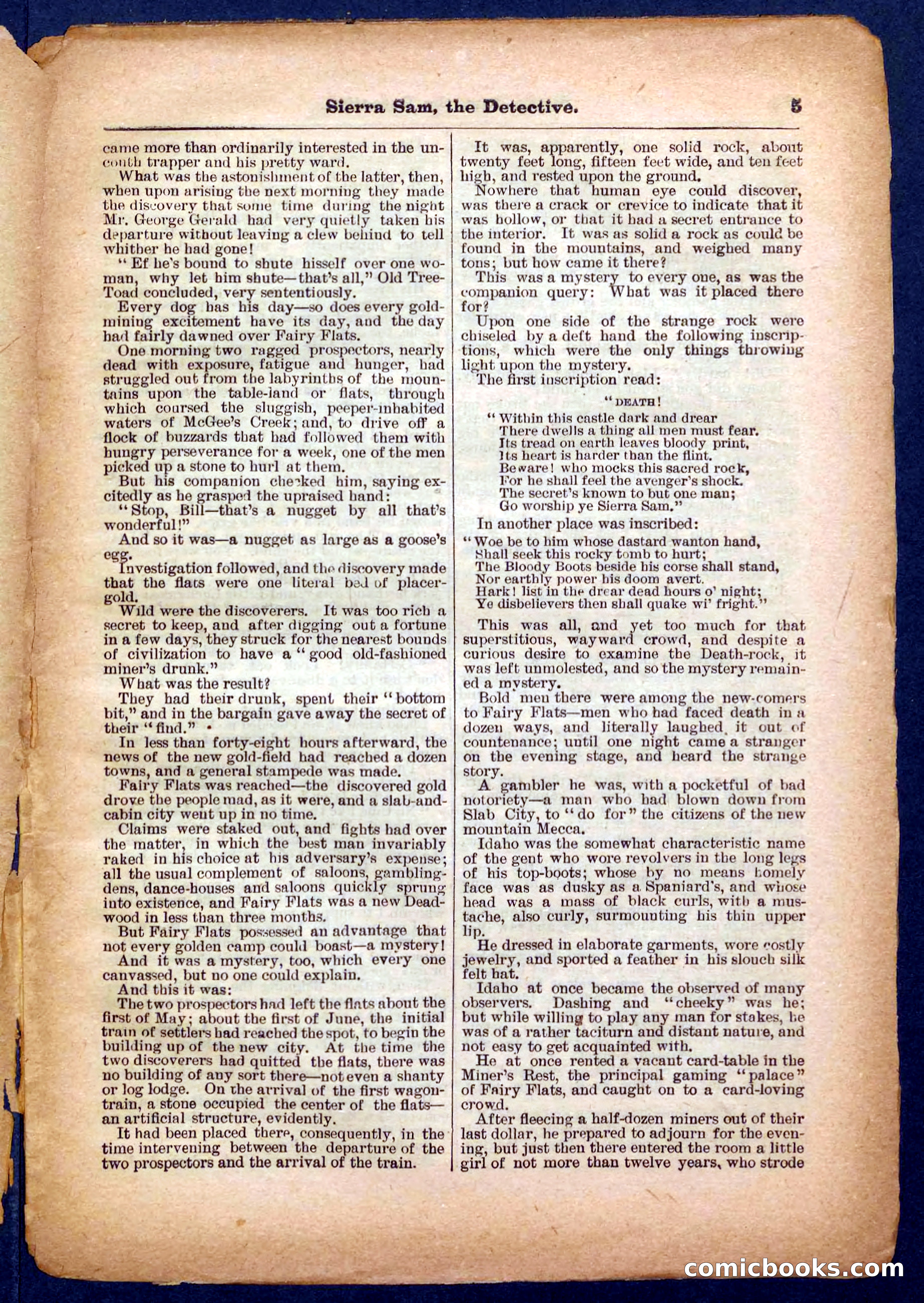Beadle's Pocket Library No. 231 — page 5 of 32