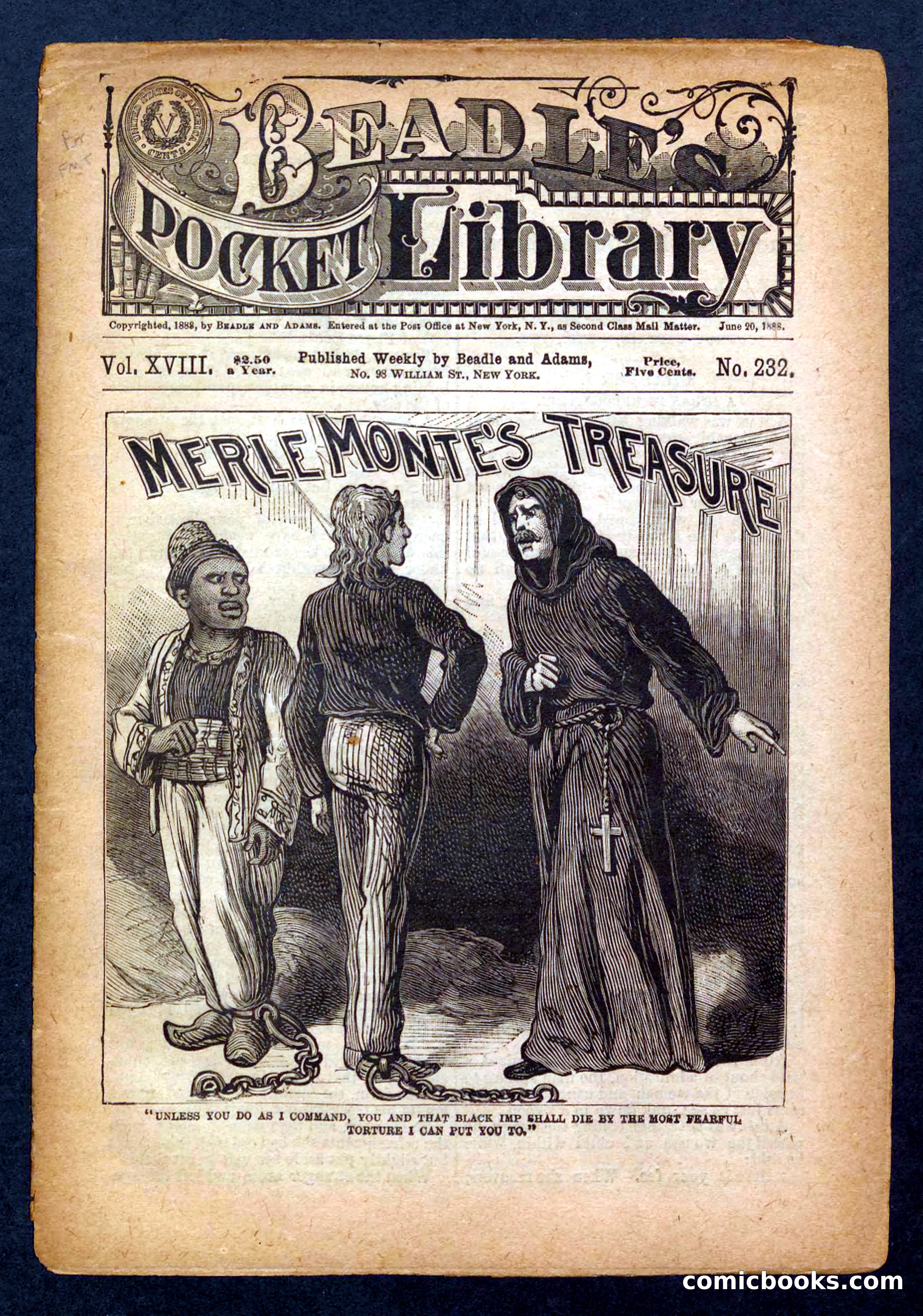 Beadle's Pocket Library No. 232 — page 1 of 32