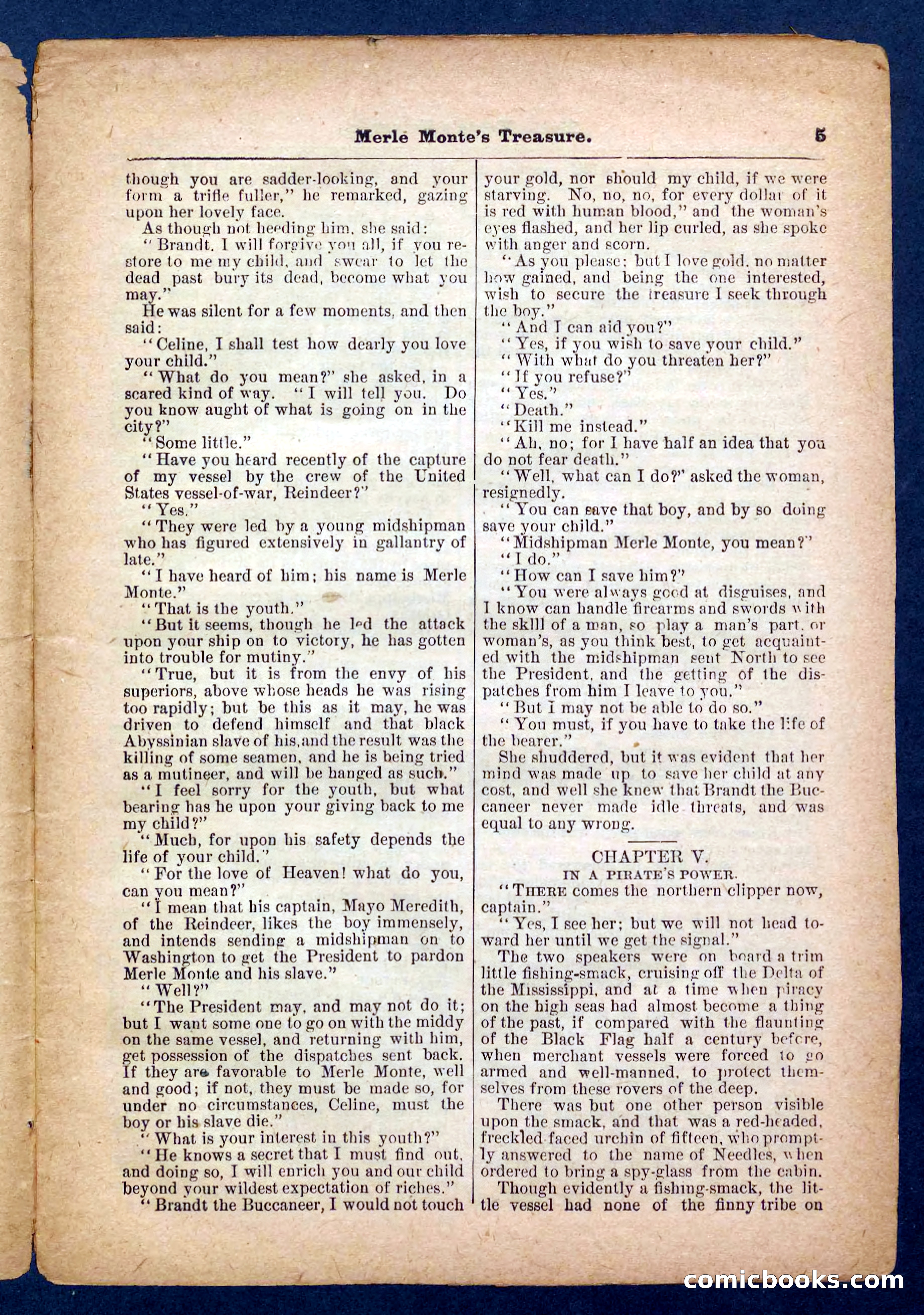 Beadle's Pocket Library No. 232 — page 5 of 32