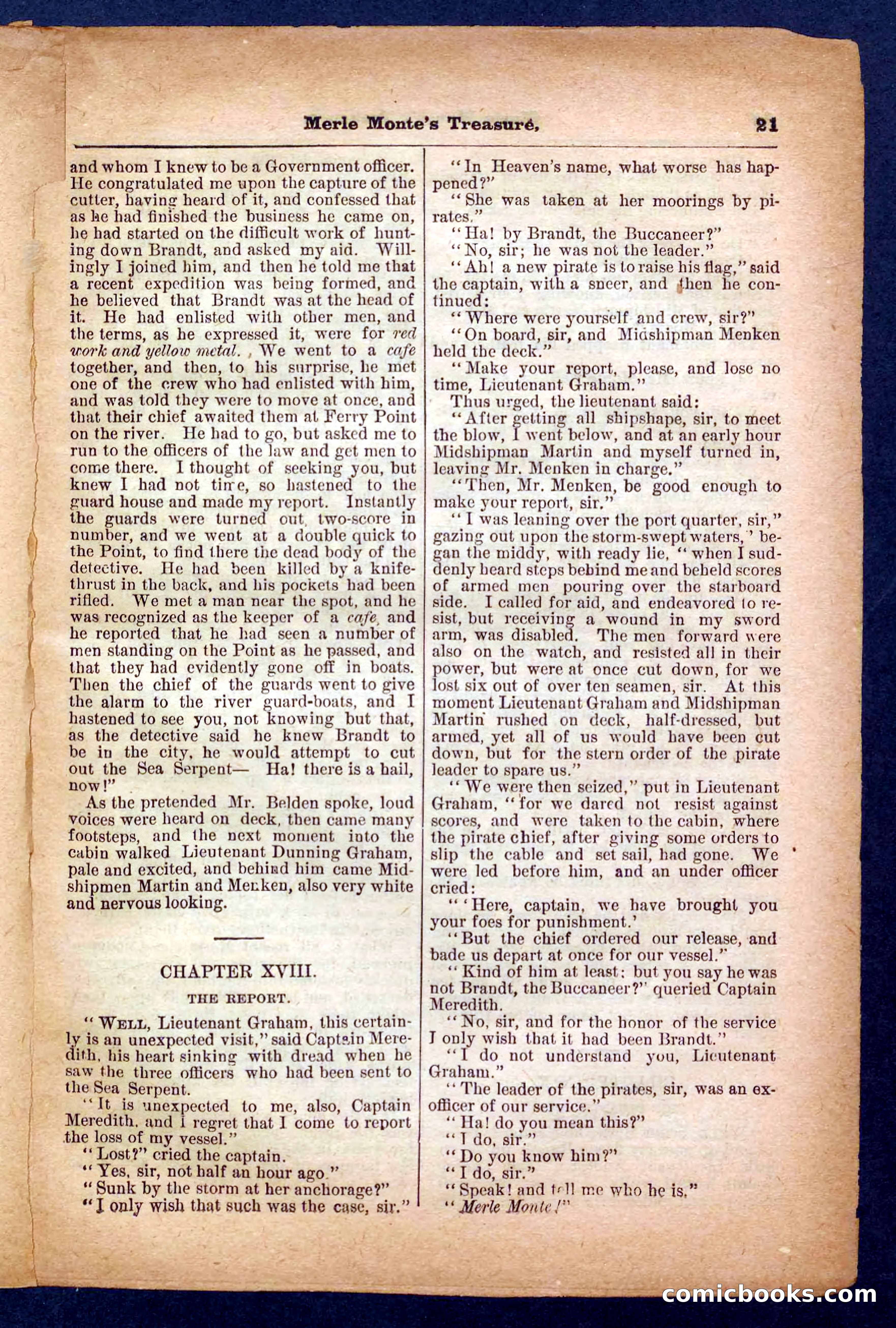 Beadle's Pocket Library No. 232 — page 21 of 32