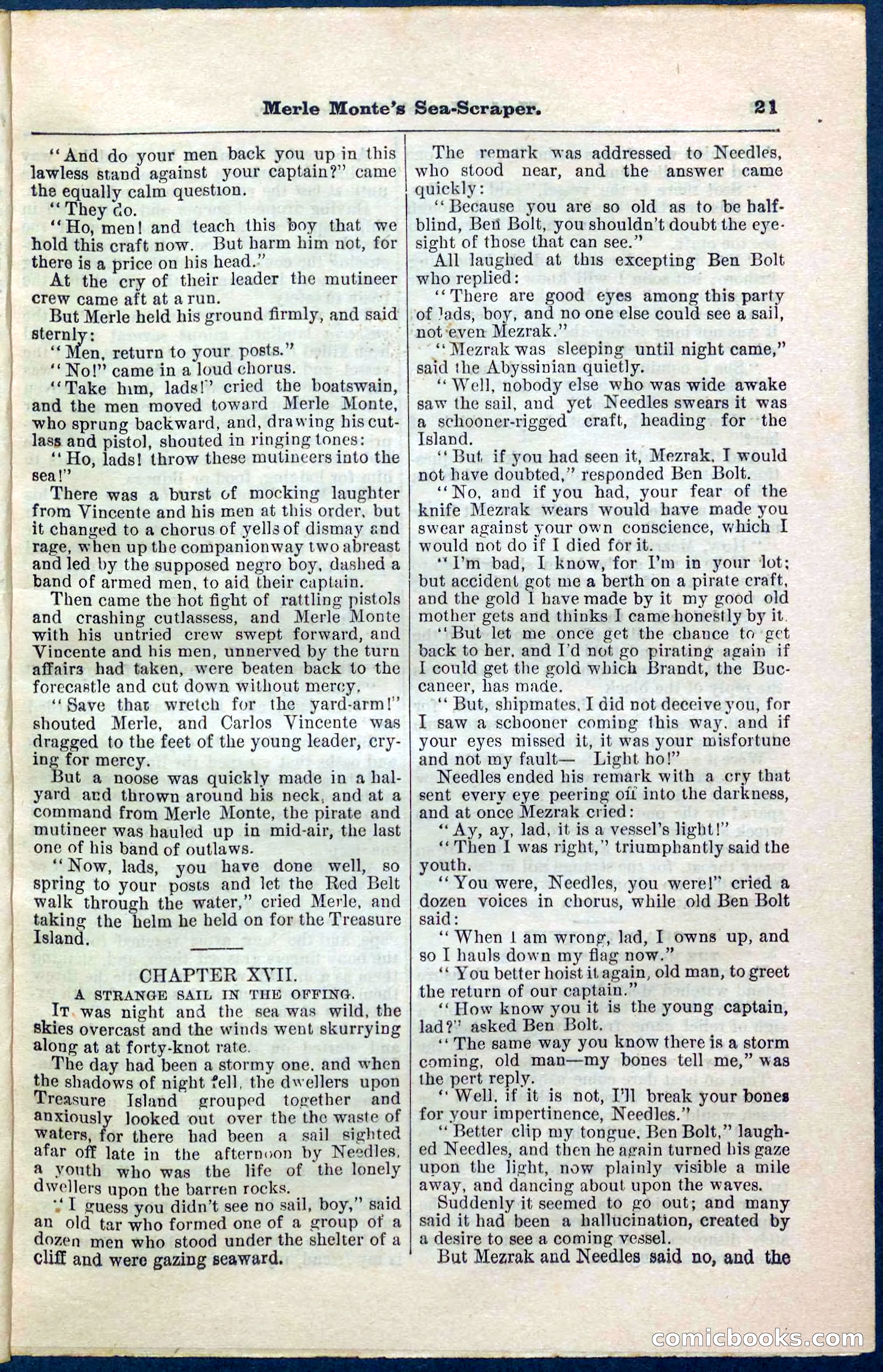 Beadle's Pocket Library No. 238 — page 21 of 32