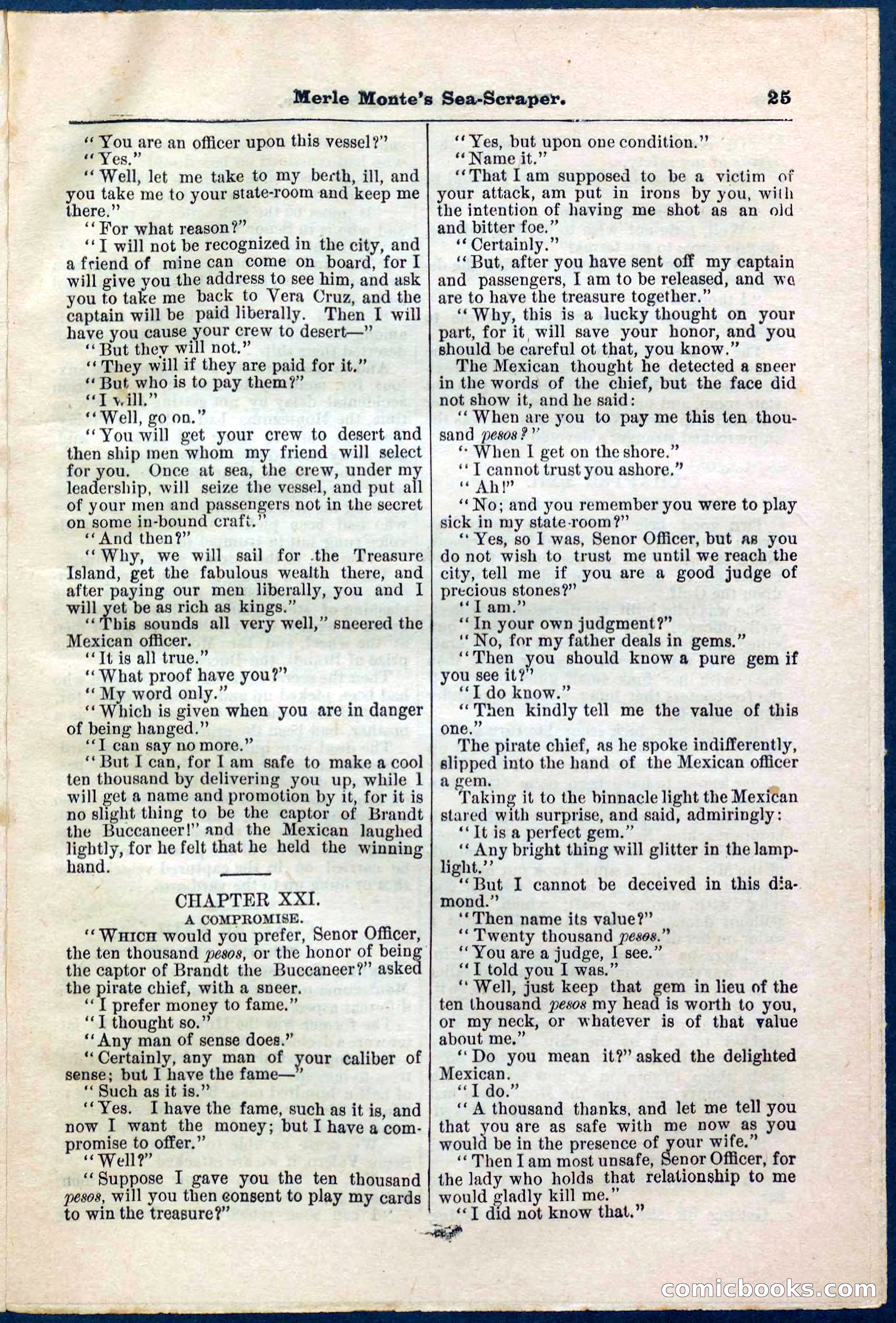 Beadle's Pocket Library No. 238 — page 25 of 32