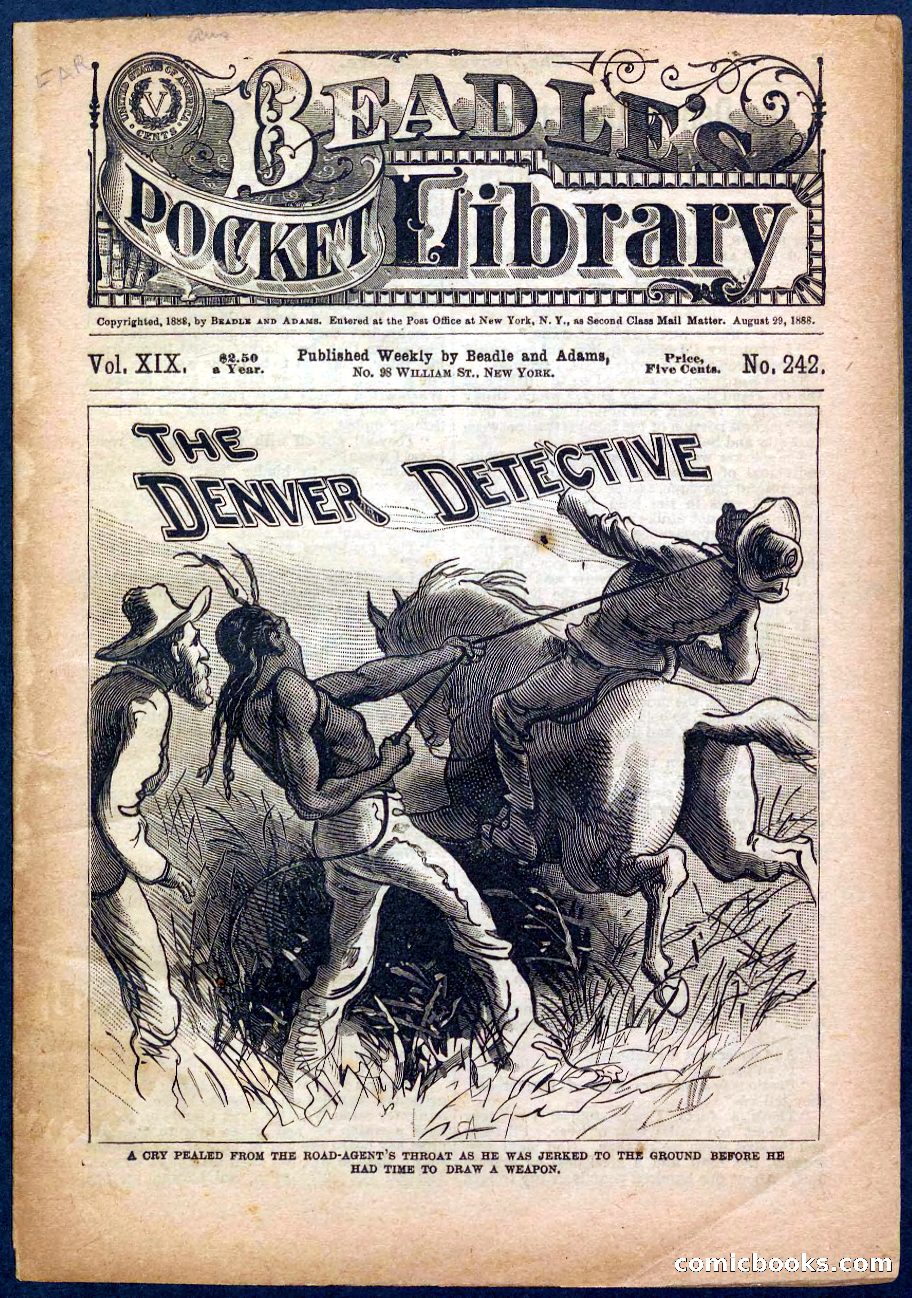 Beadle's Pocket Library No. 242: The Denver Detective — page 1 of 32